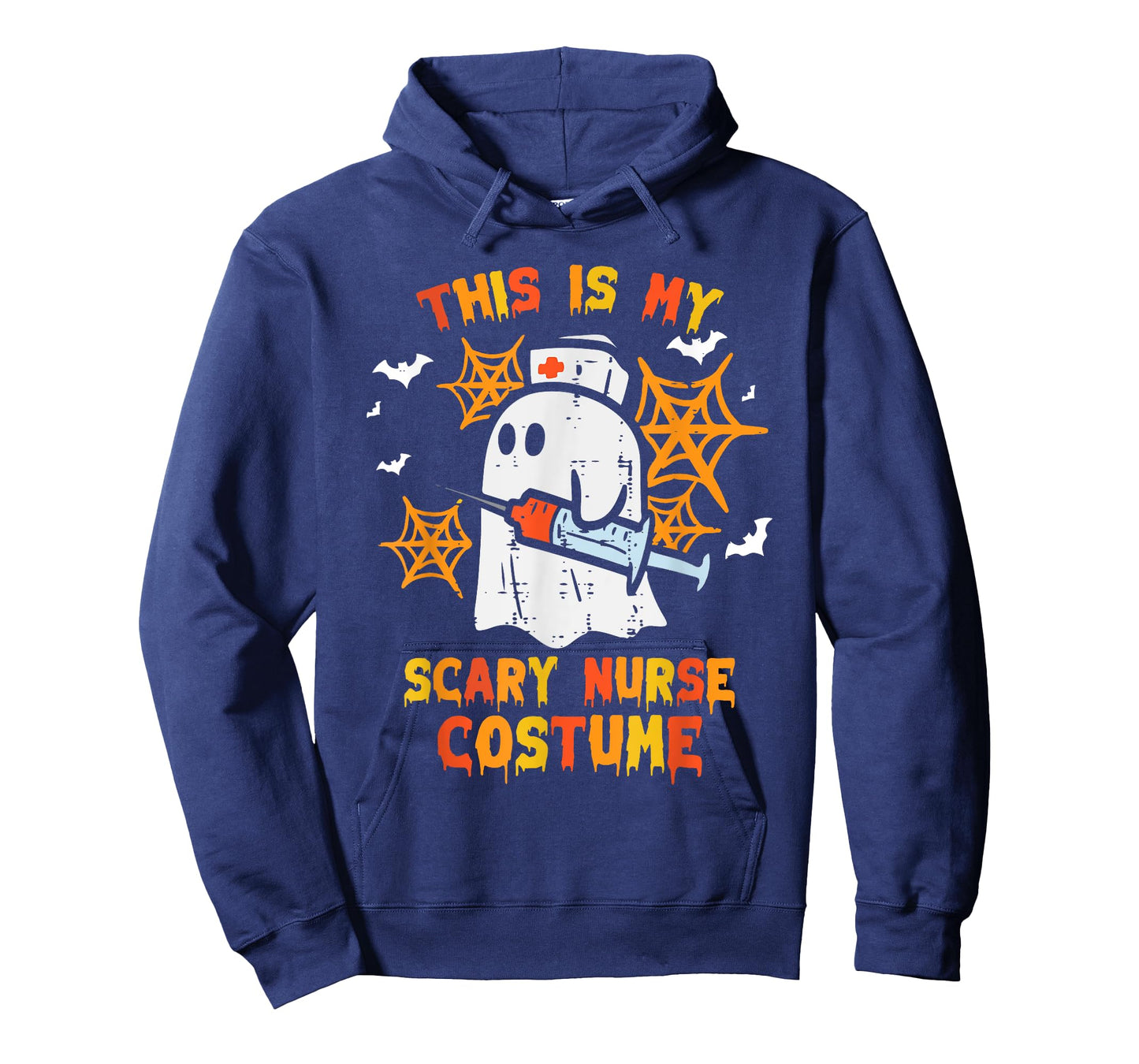 Halloween My Scary Nurse Costume Funny Ghost Scrub Top Women T-Shirt