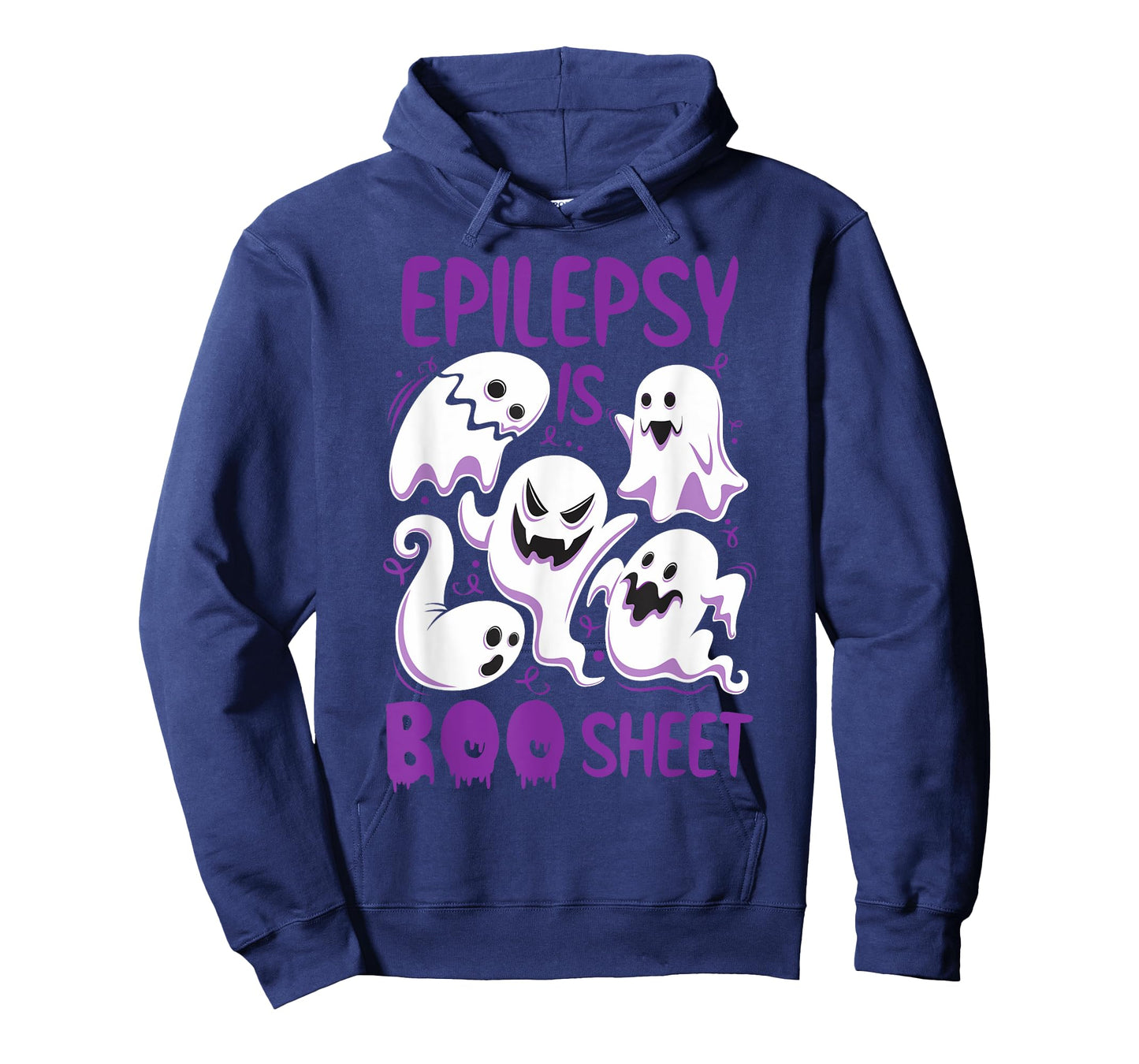 Epilepsy is Boo Sheet Purple Boos Funny Halloween Ghost T-Shirt