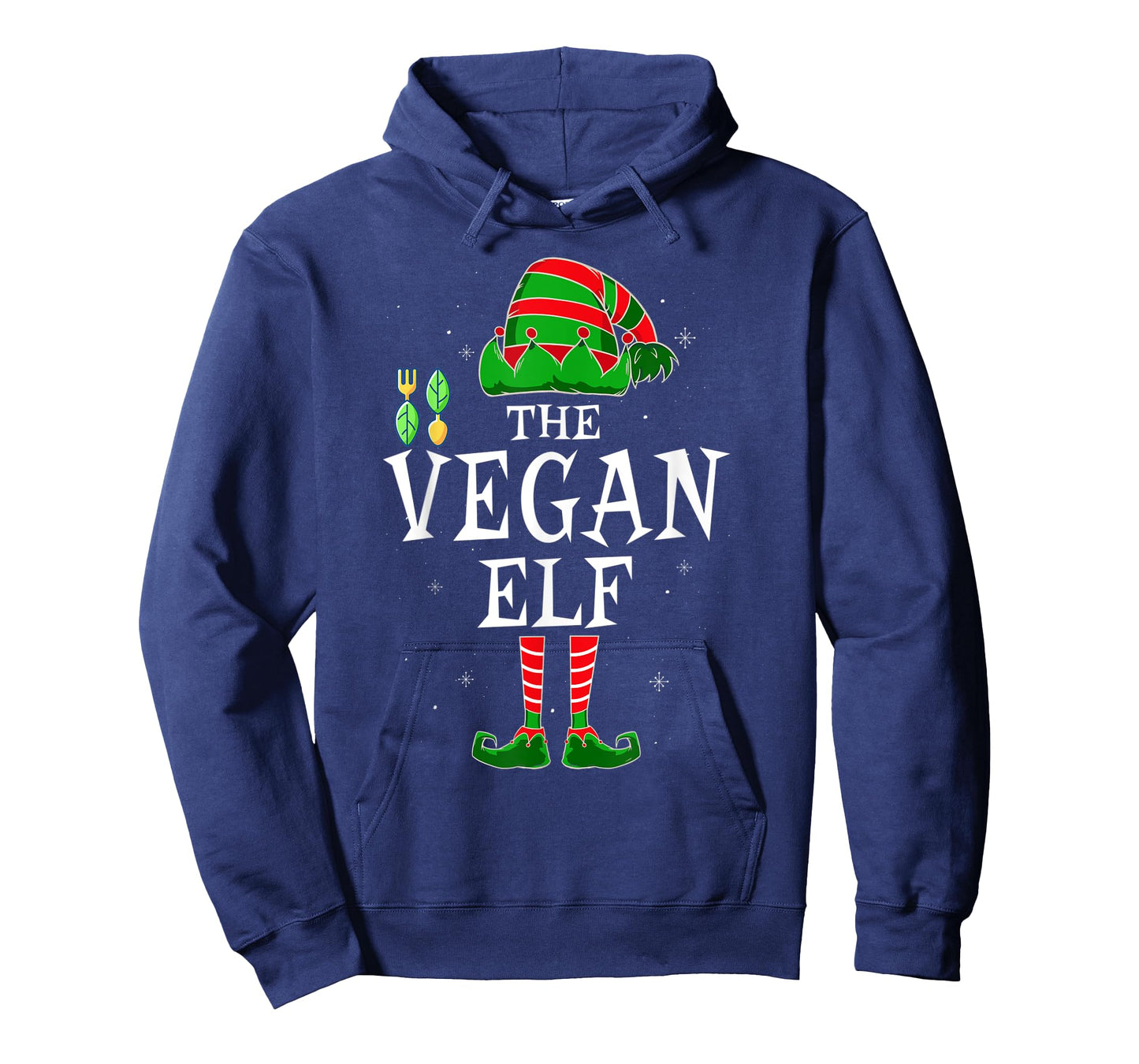 The Vegan Elf Group Matching Family Christmas Holiday Funny T-Shirt