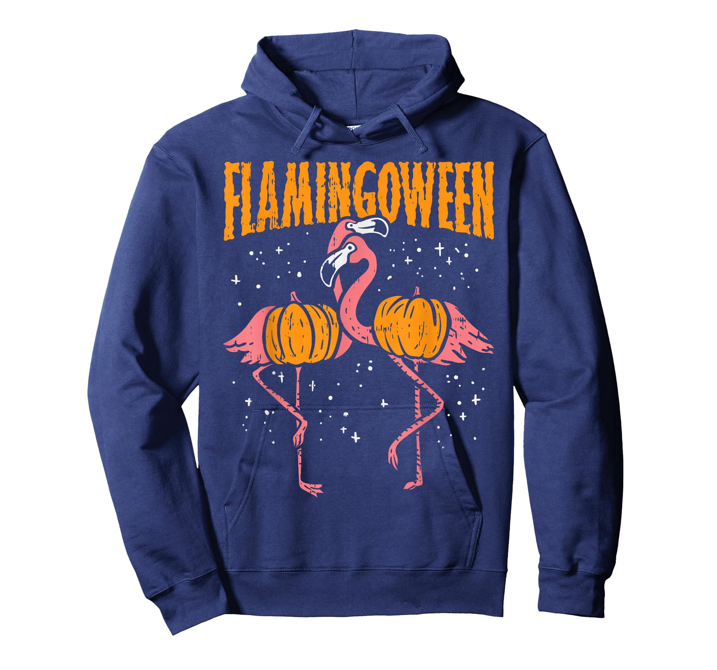 Flamingoween Pumpkin Flamingos Funny Bird Halloween Costume T-Shirt
