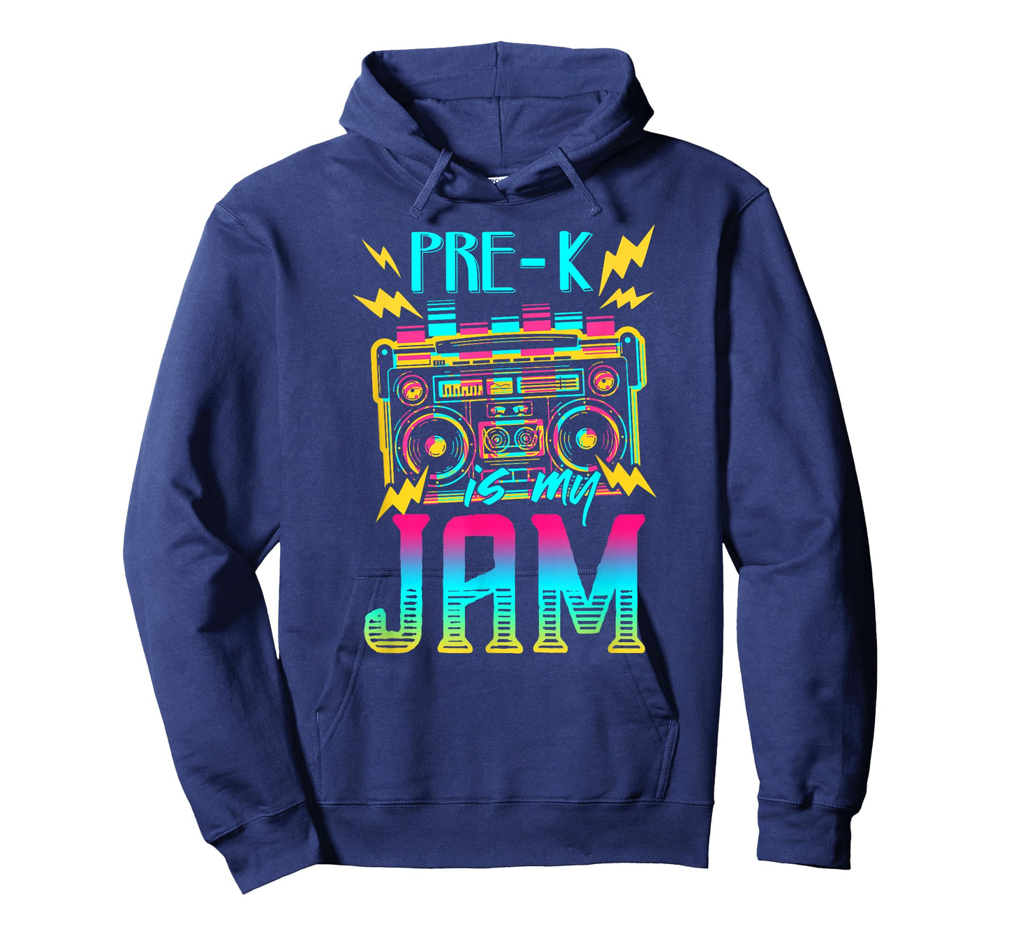 Pre-K Is My Jam-vintage 80s Teacher Student Preschool T-Shirt for Men Women Girls Kids