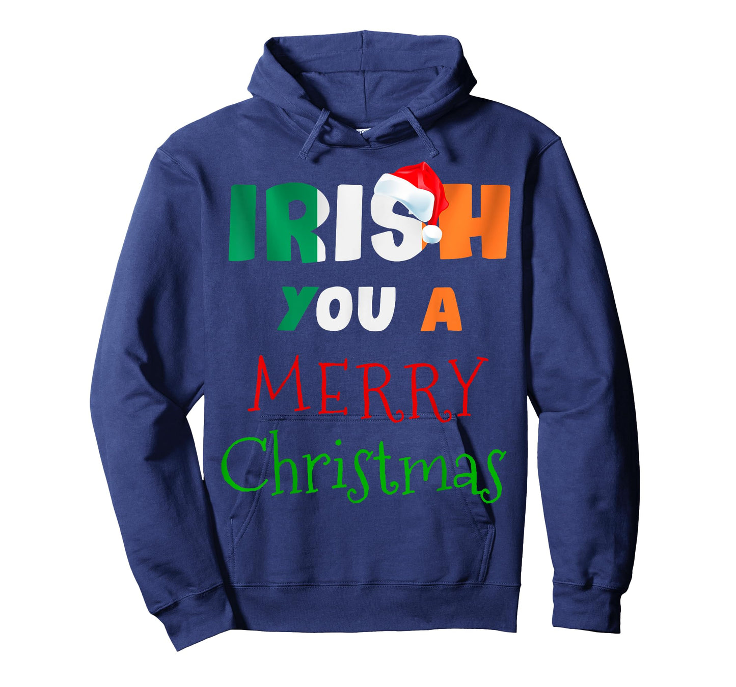Irish You a Merry Christmas Ireland Flag Xmas Holidays Gift T-Shirt