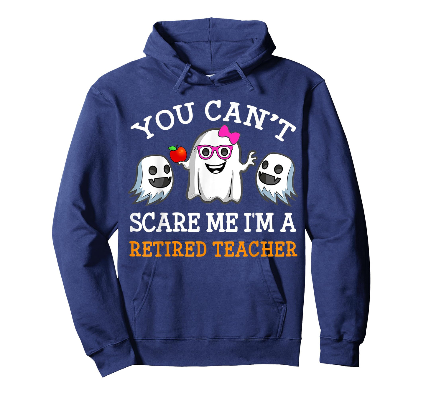 Funny Retired Teacher Ghost Halloween Costume Tee Women Girl T-Shirt