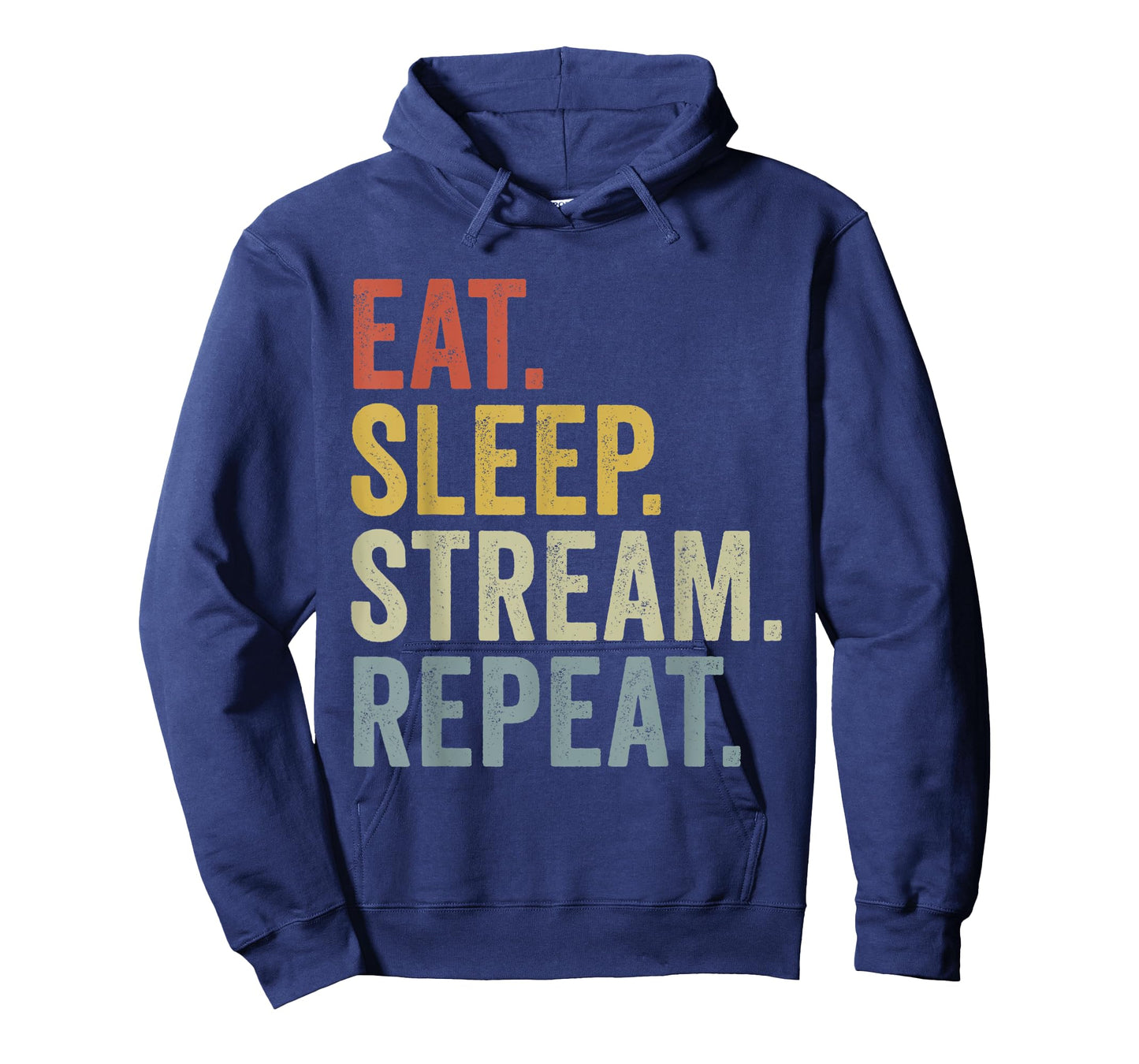 Eat Sleep Stream Repeat Funny Streaming T-Shirt