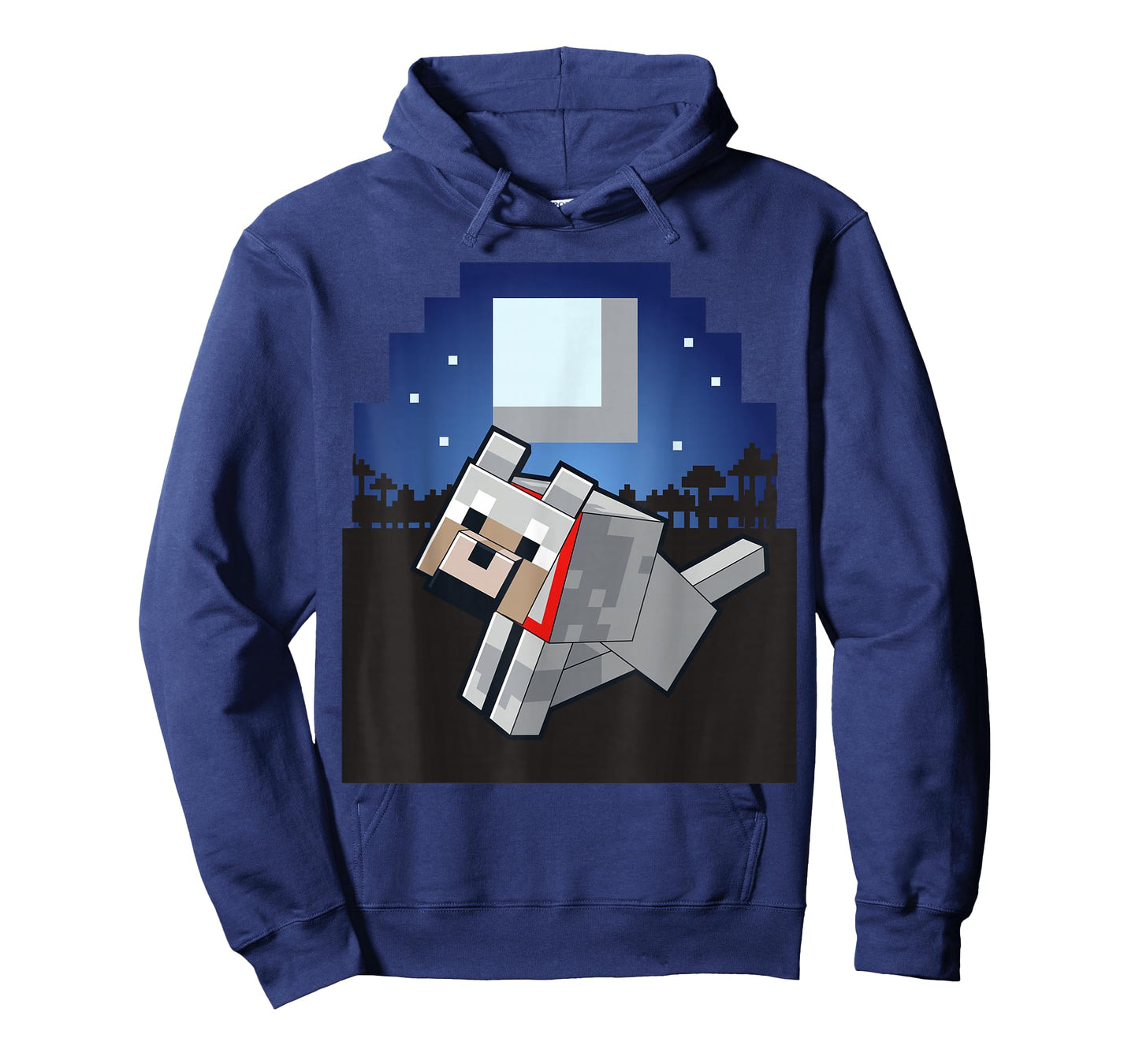 Minecraft Wolf Companion With Collar And Logo T-Shirt
