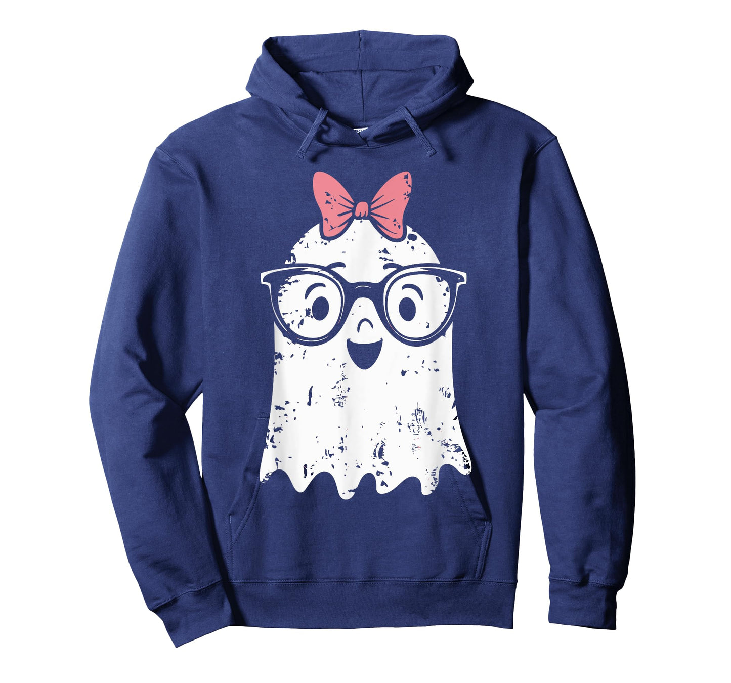 Ghost Eyeglass Girl Halloween Girly Ghost T-Shirt
