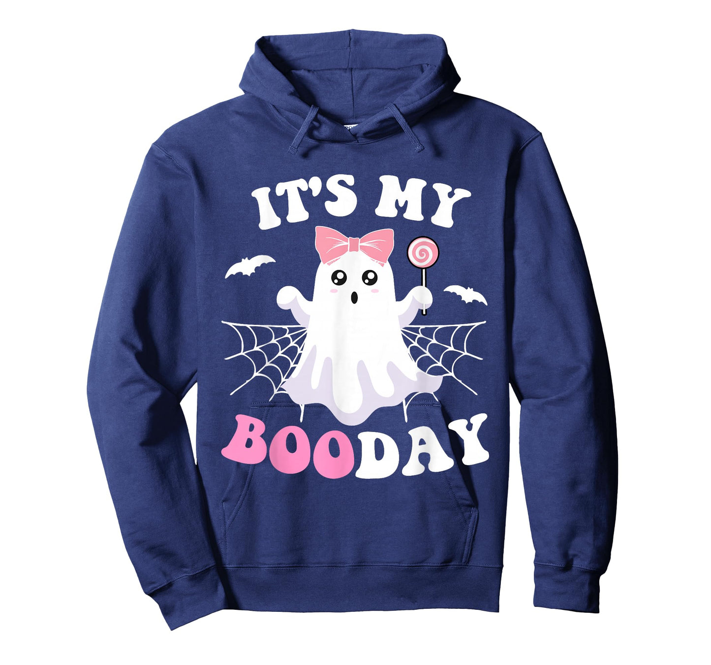It's My Boo Day Cute Halloween Birthday Pink Ghost Girls T-Shirt