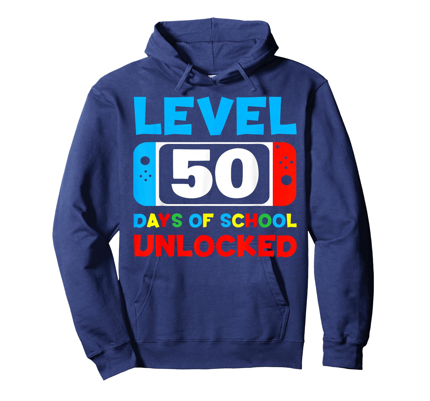 50th Day Of School Level 50 Days Of School Unlocked Gamer T-Shirt