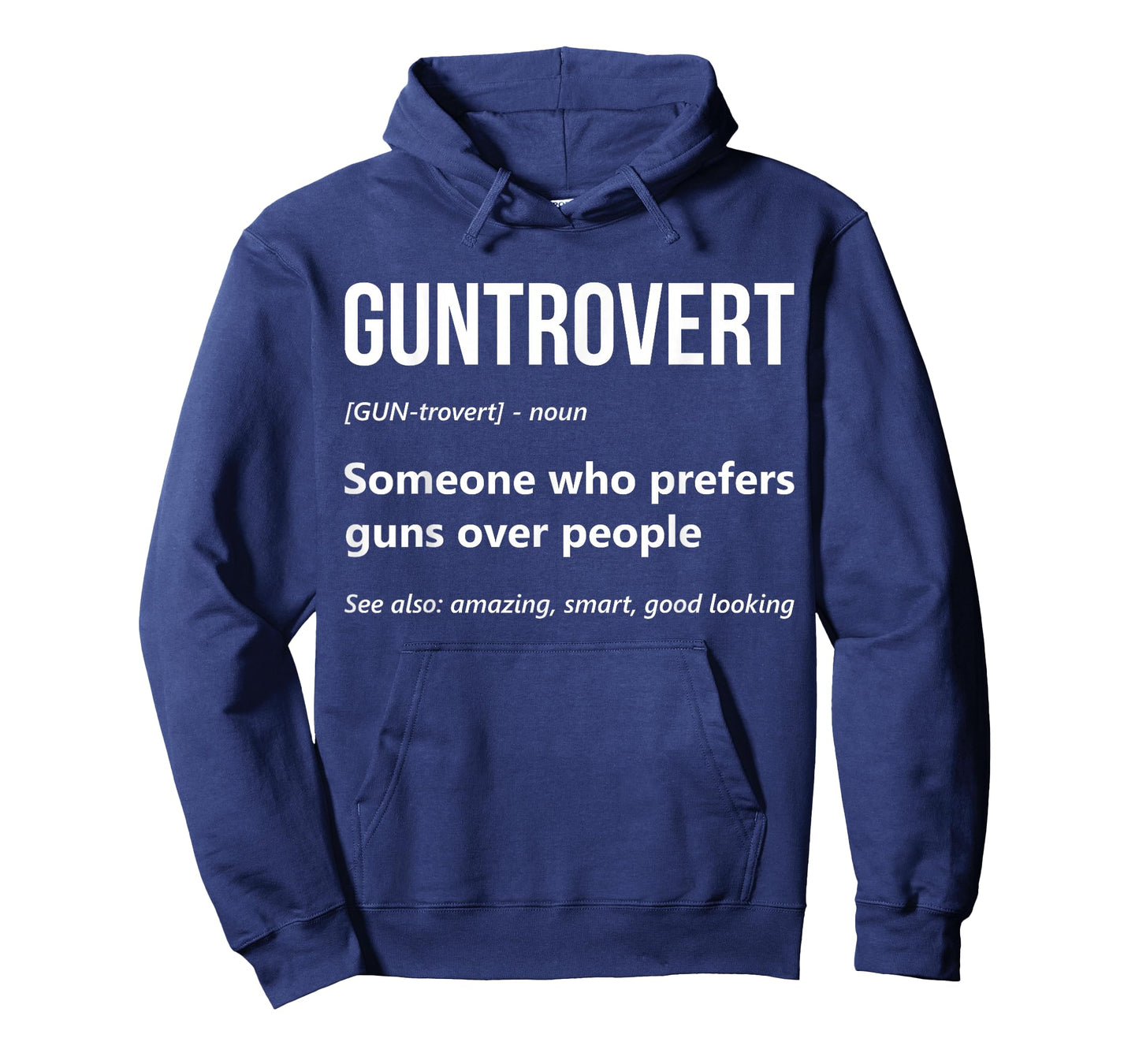 Funny Gun Enthusiast Guntrovert Definition Gun Lover Dad T-Shirt