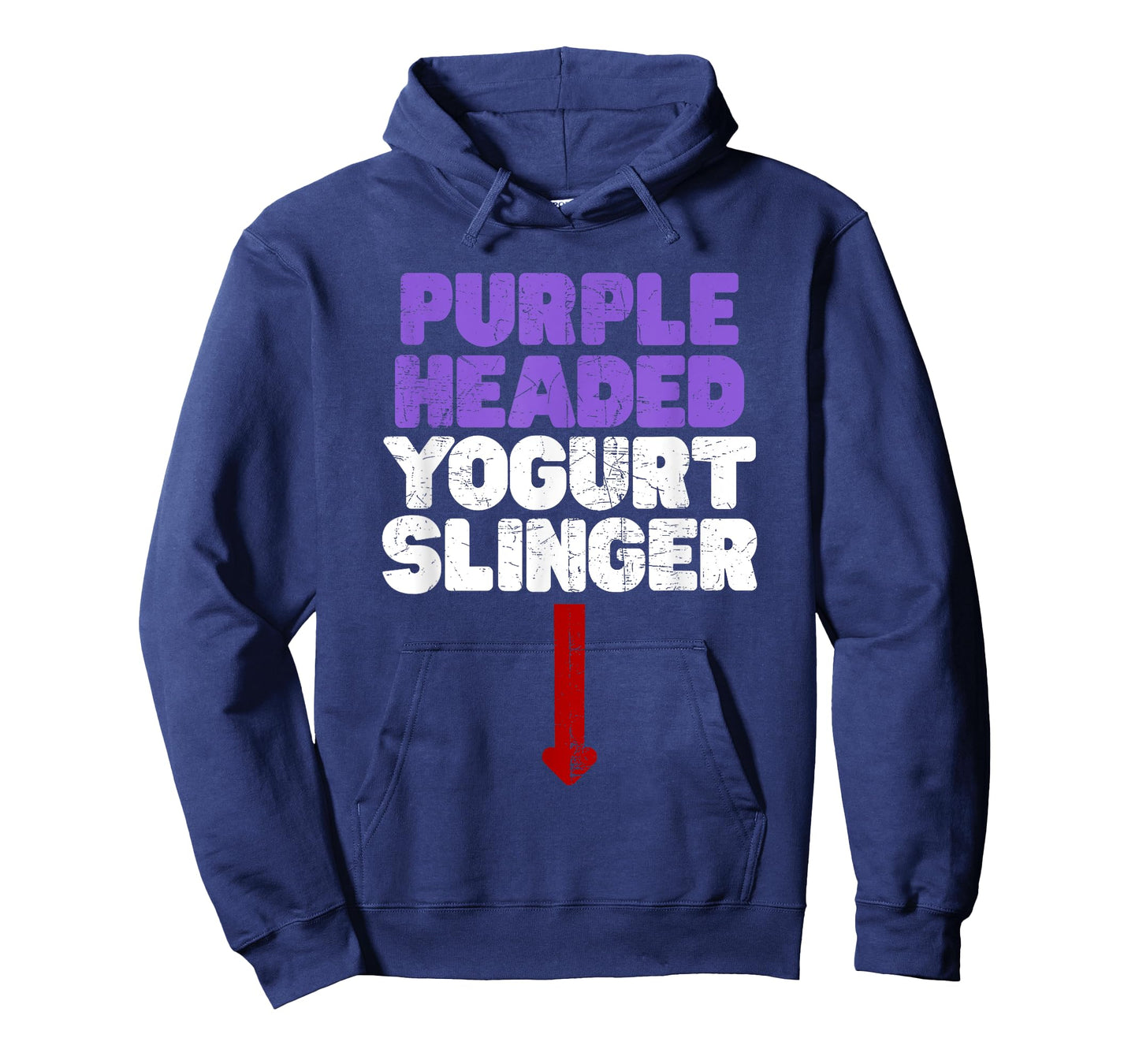 Funny Purple Headed Yogurt Slinger Classic Crude Humor T-Shirt