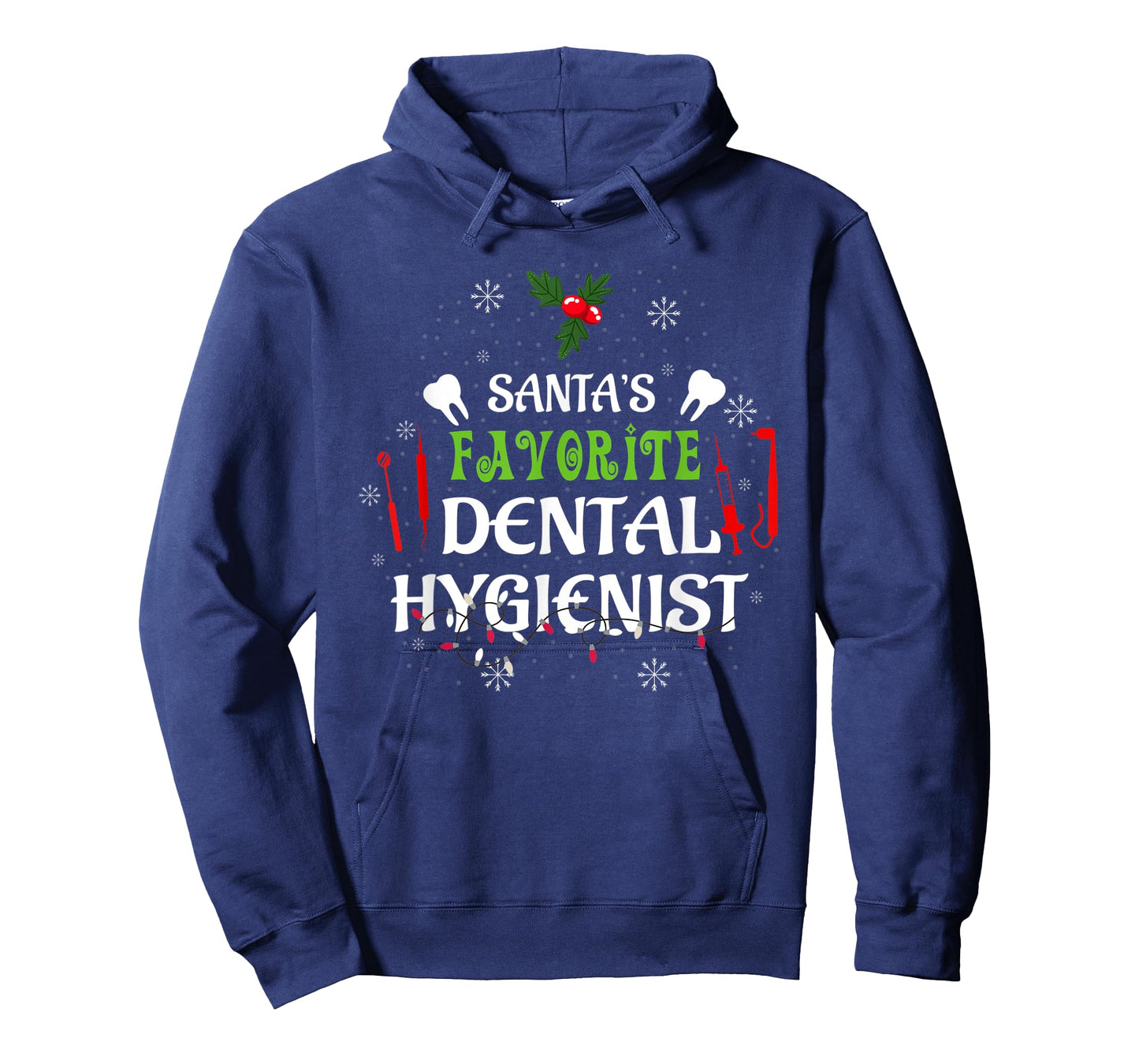 Santa's Favorite Dental Hygienist Christmas T-Shirt