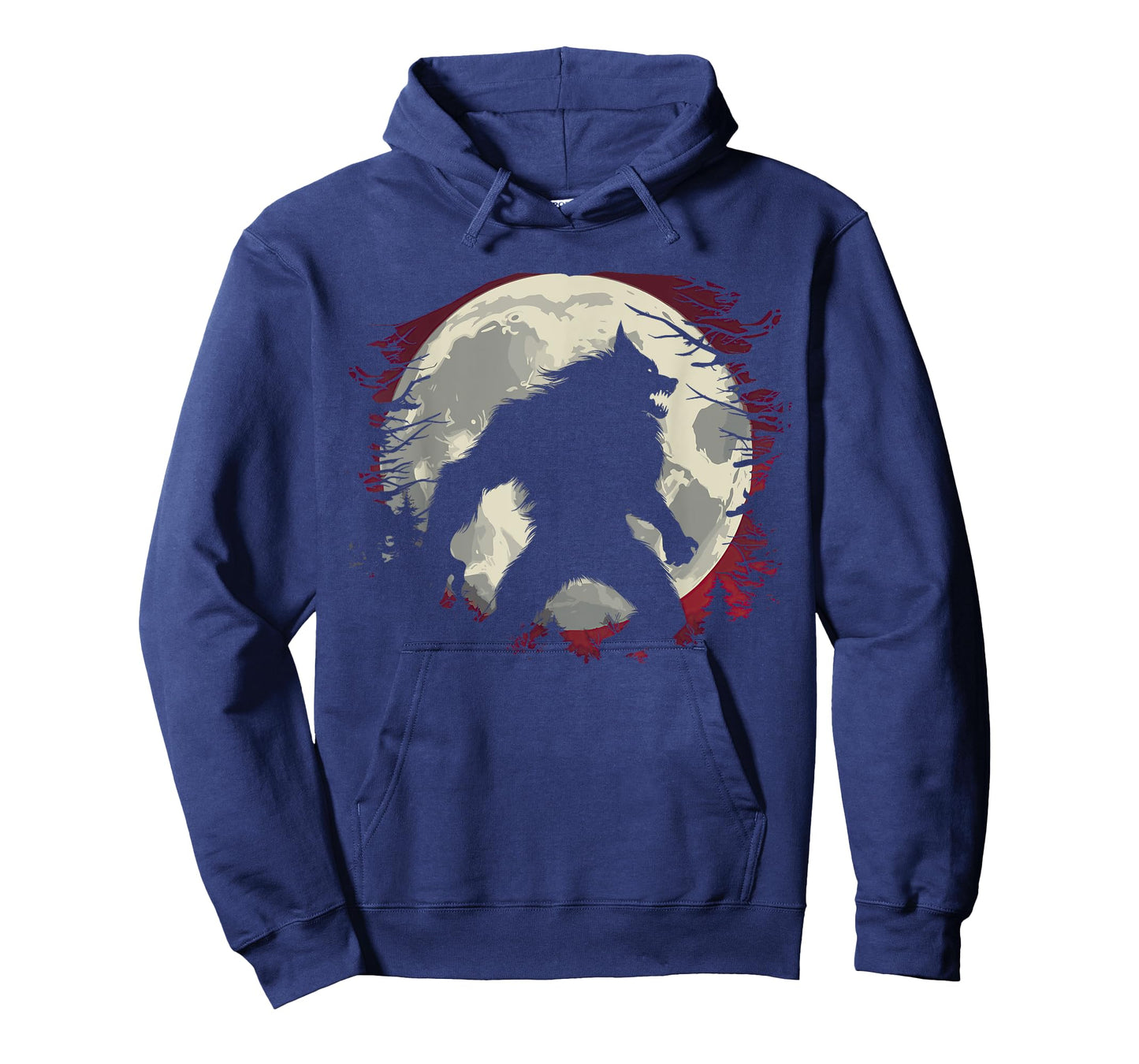 Werewolf Full Moon Creepy Monster Folklore T-Shirt