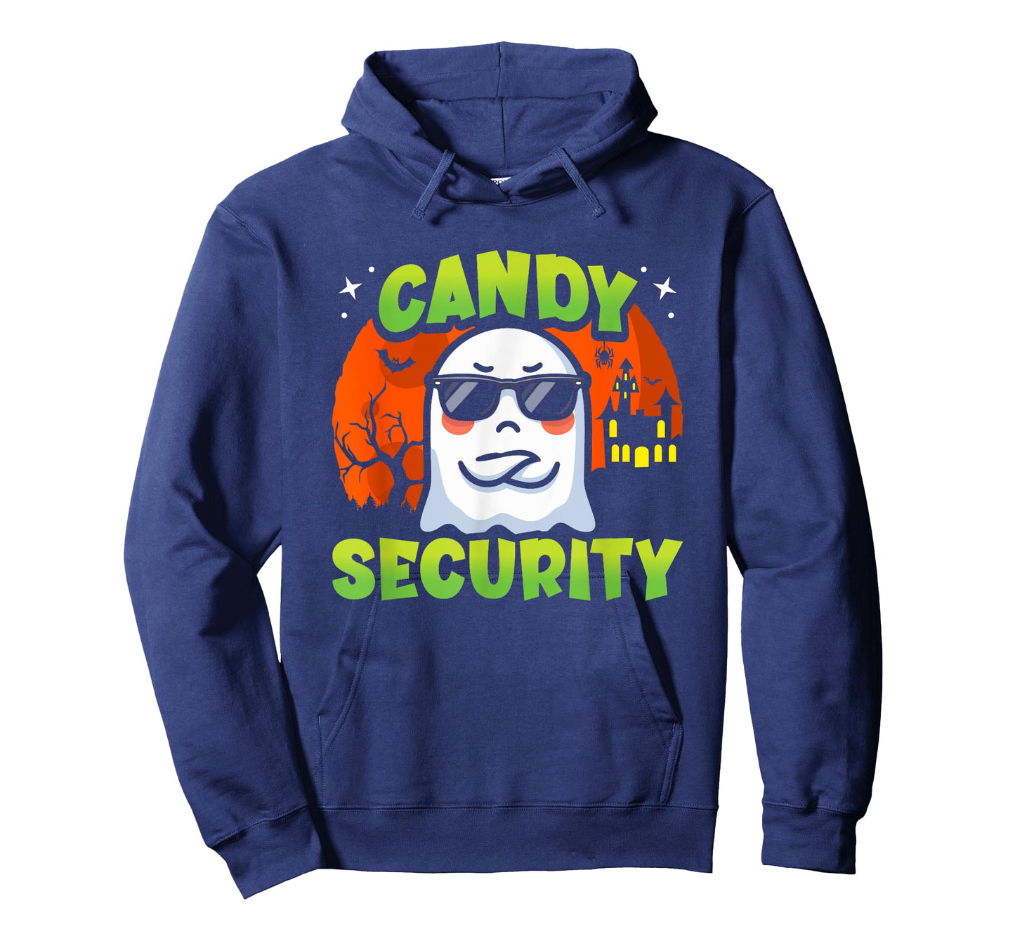 Cute Ghost Kids Halloween - Candy Security - Funny Halloween T-Shirt