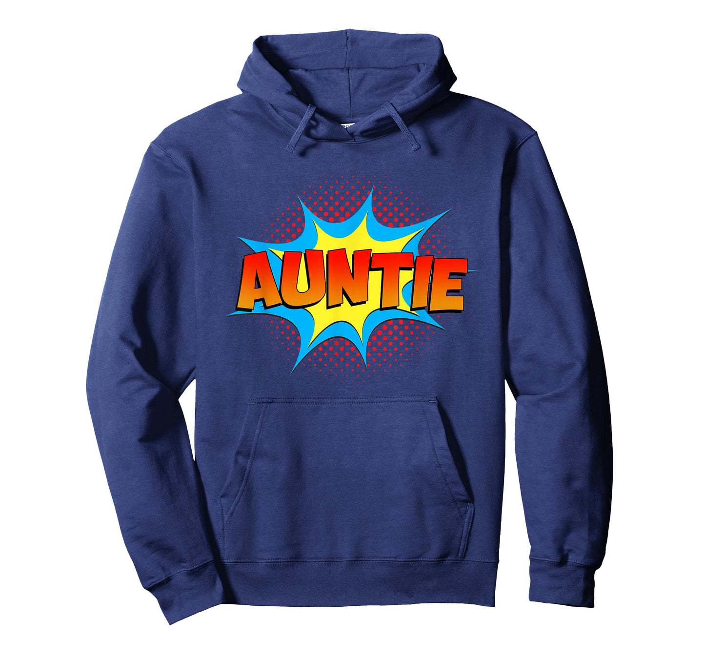 Funny Auntie is a Superhero Comic Book Themed Cute Aunt T-Shirt