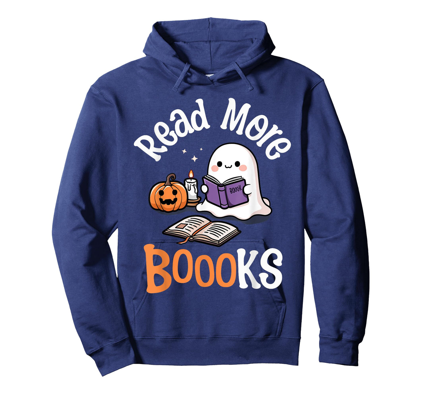 Halloween Ghost Reading Read More Books Librarian Teacher T-Shirt