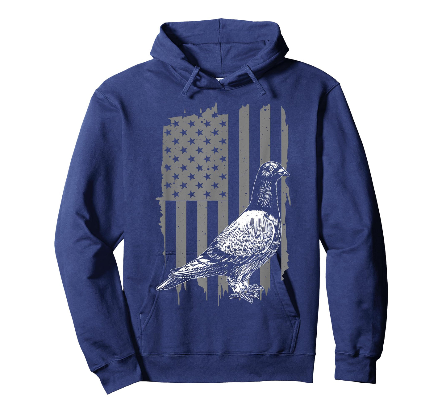 Cool Pigeon Design Men Women Patriotic US Flag Pigeon Lovers T-Shirt