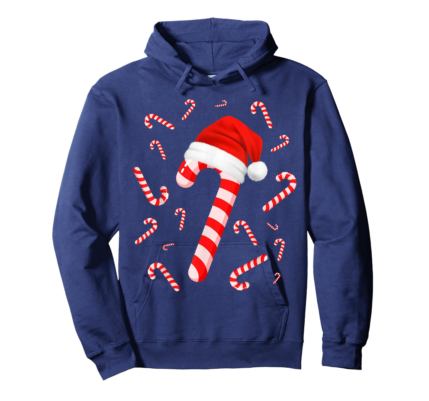 Funny Red and White Candy Crew Santa Merry Christmas Xmas T-Shirt
