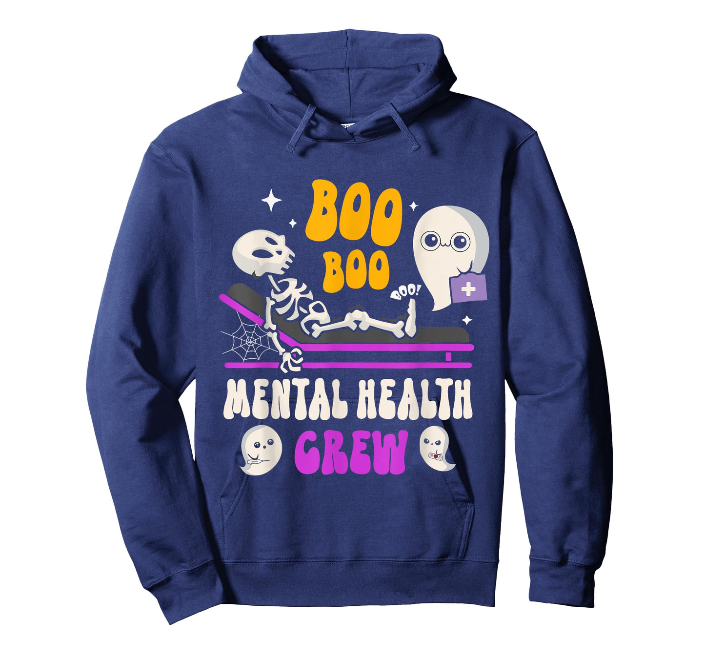 Mental Health Nurse Psych Boo Boo Crew Nursing Halloween T-Shirt