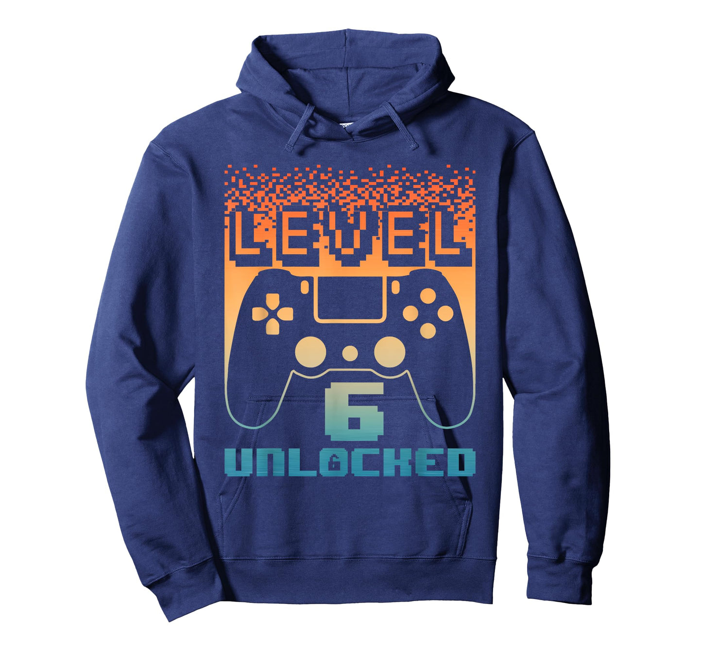 6th Birthday Art For Boys Level 6 Unlocked Gamer 6 Year Old T-Shirt