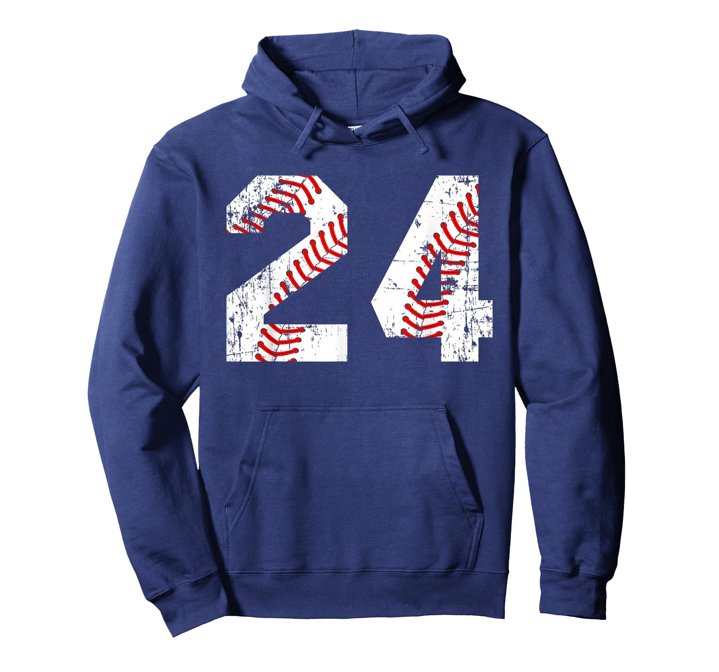 Vintage Baseball 24 Jersey Number T-Shirt