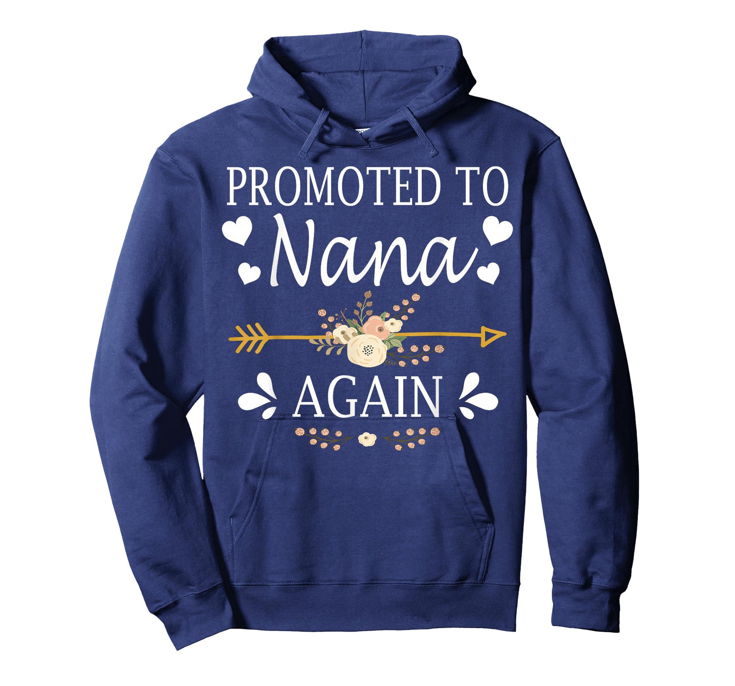 Promoted To Nana Again Shirt Mothers Day Gifts T-Shirt