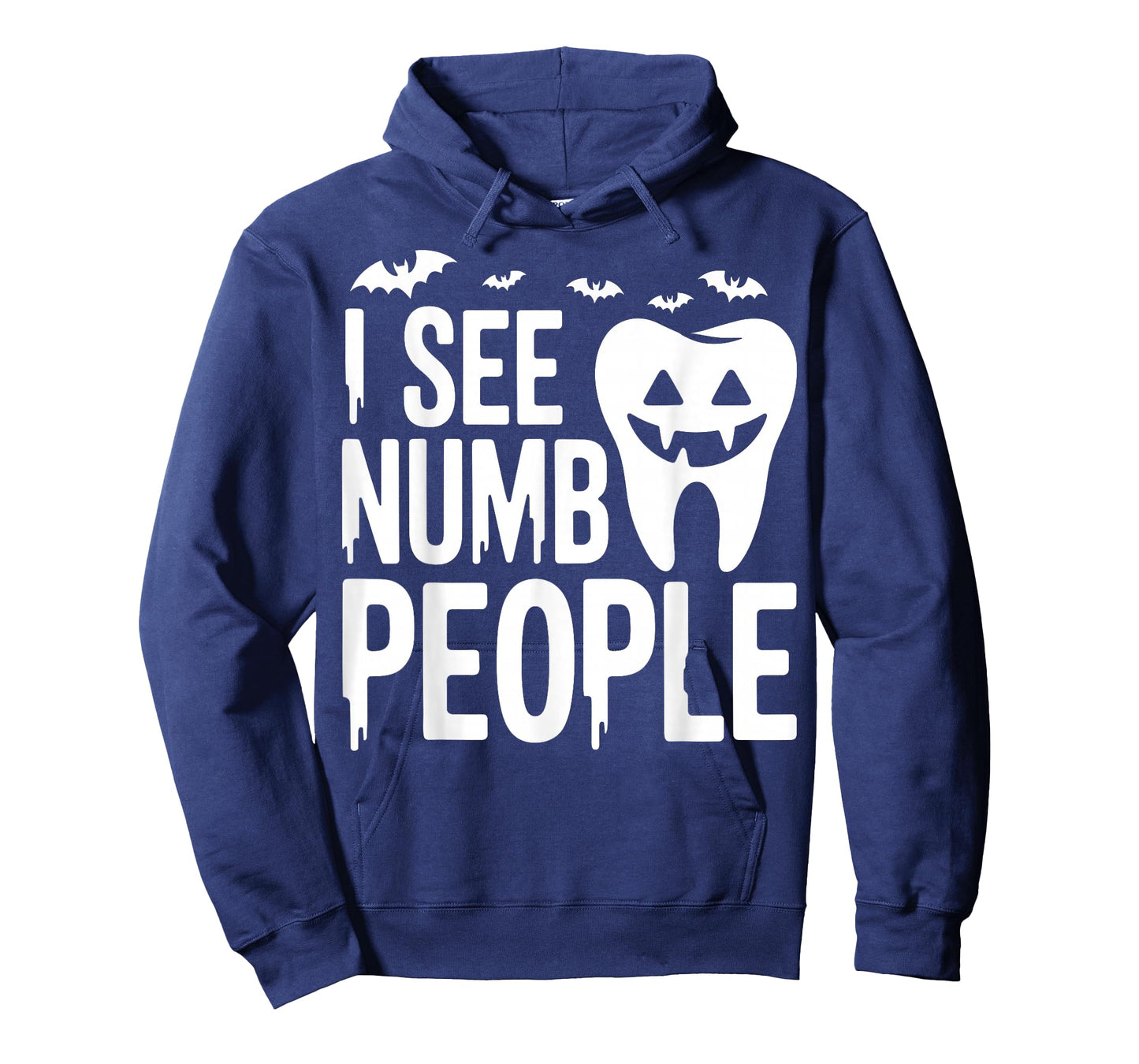 I See Numb People Spooky Halloween Trick or Treat Dentist T-Shirt