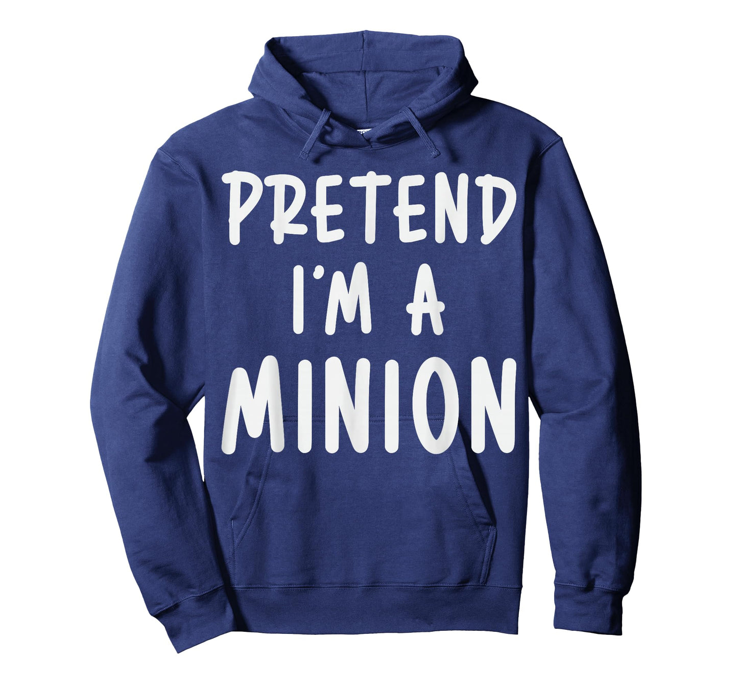 Pretend I'm Minion Costume Family Lazy Easy Halloween T-Shirt