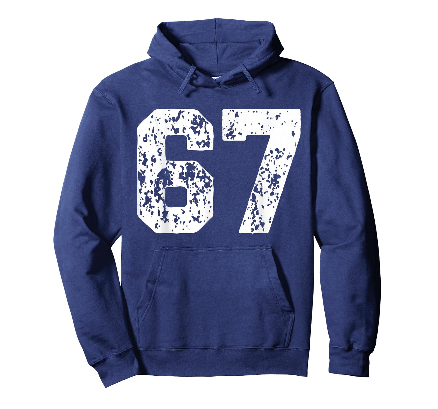 Number 67 White Best Classic College Style Birthday Funny T-Shirt