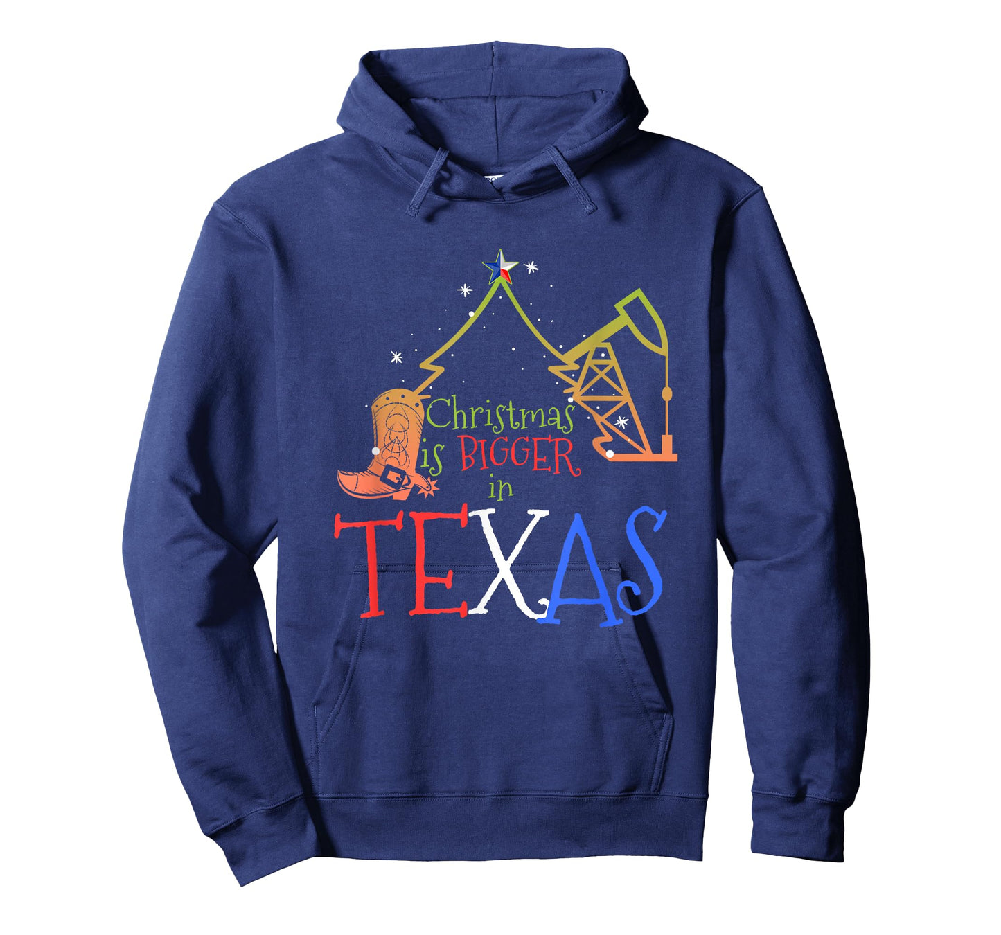 Xmas Texan Gifts Christmas is Bigger in Texas T-Shirt