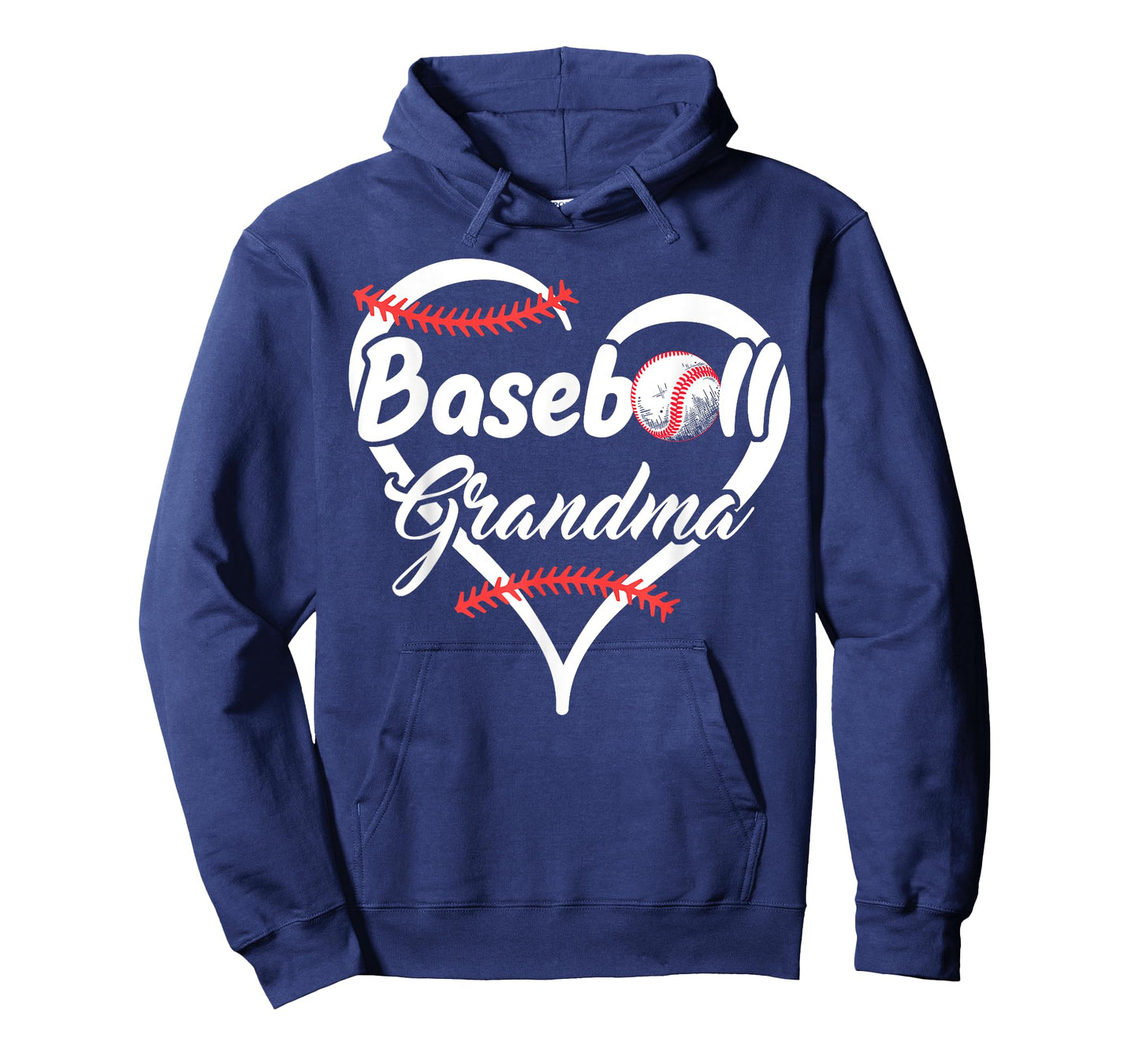 Proud Baseball Grandma Heart T-Shirt