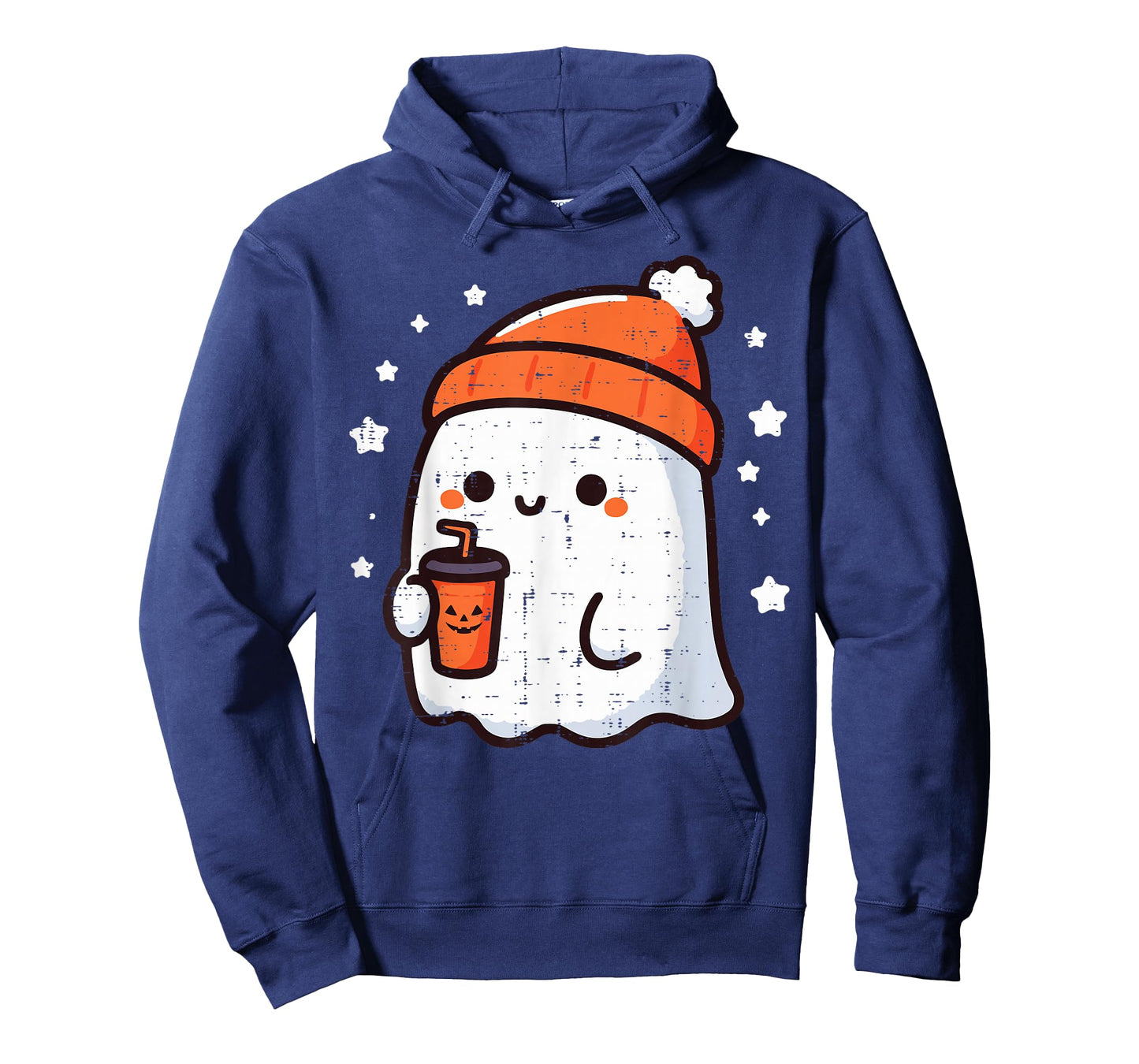 Halloween Ghost Beanie Coffee Cute Costume Men Women Kids T-Shirt