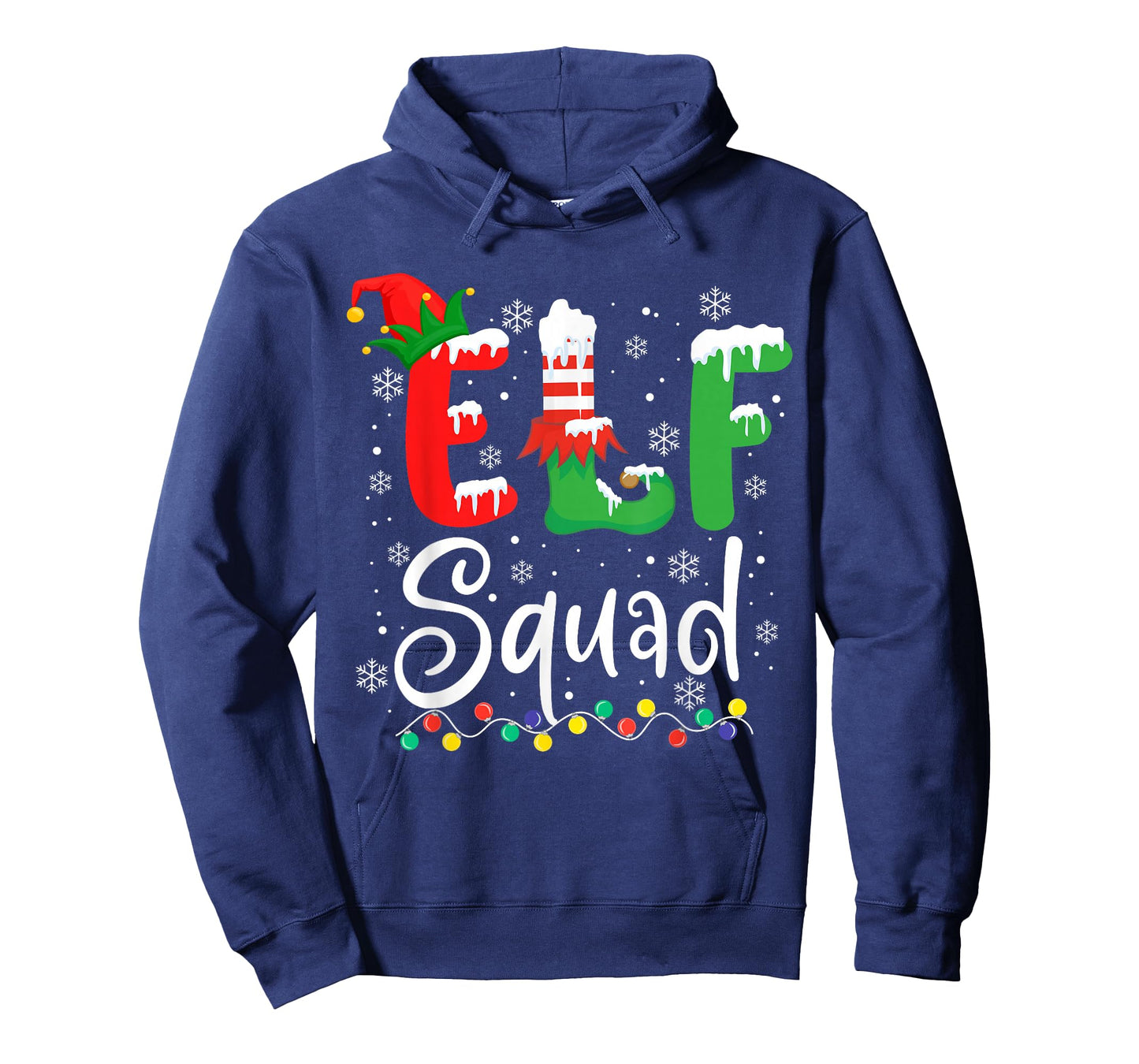 Elf Squad Funny Elf Family Christmas Matching Pajamas Xmas T-Shirt