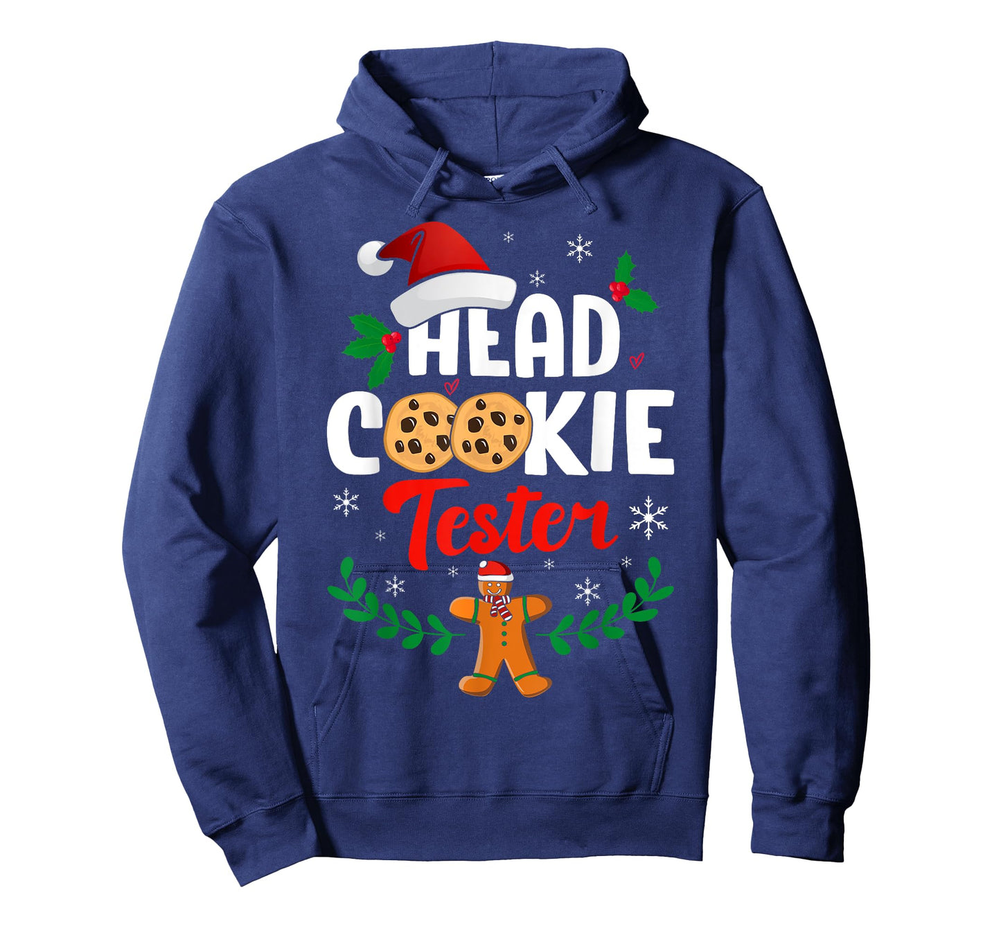 Funny Christmas Head Cookie Tester Ugly Xmas Sweater T-Shirt