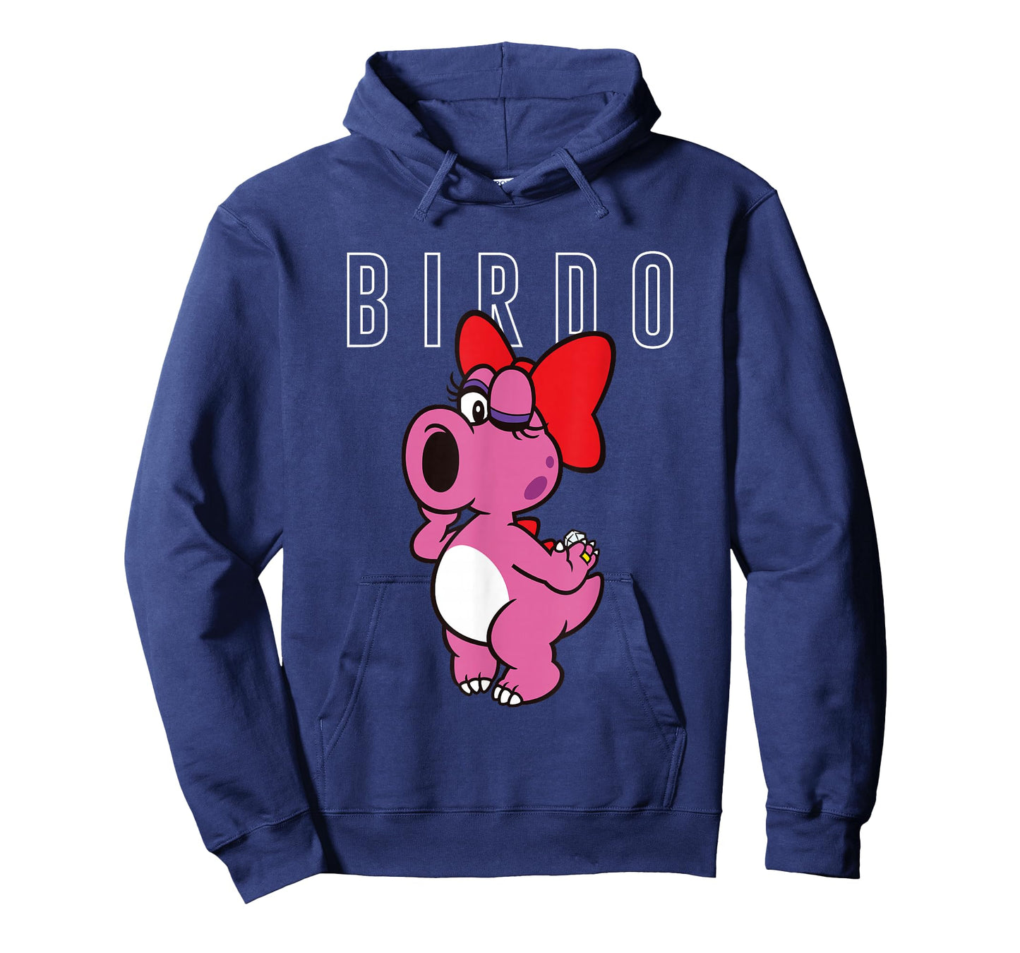 Super Mario Bros Birdo Big Pink Portrait Simple Text T-Shirt