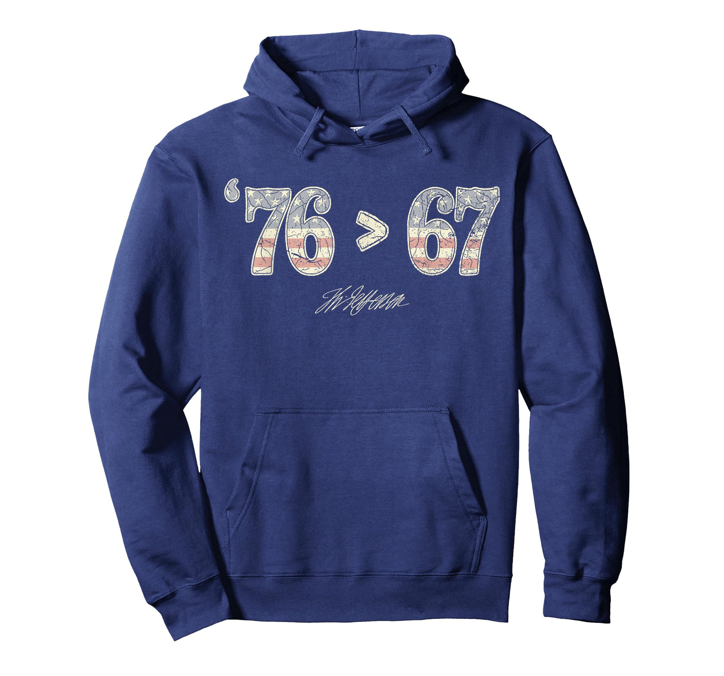 76 > 67 Thomas Jefferson Six Seven 6 7 Meme Gen Alpha Slang T-Shirt