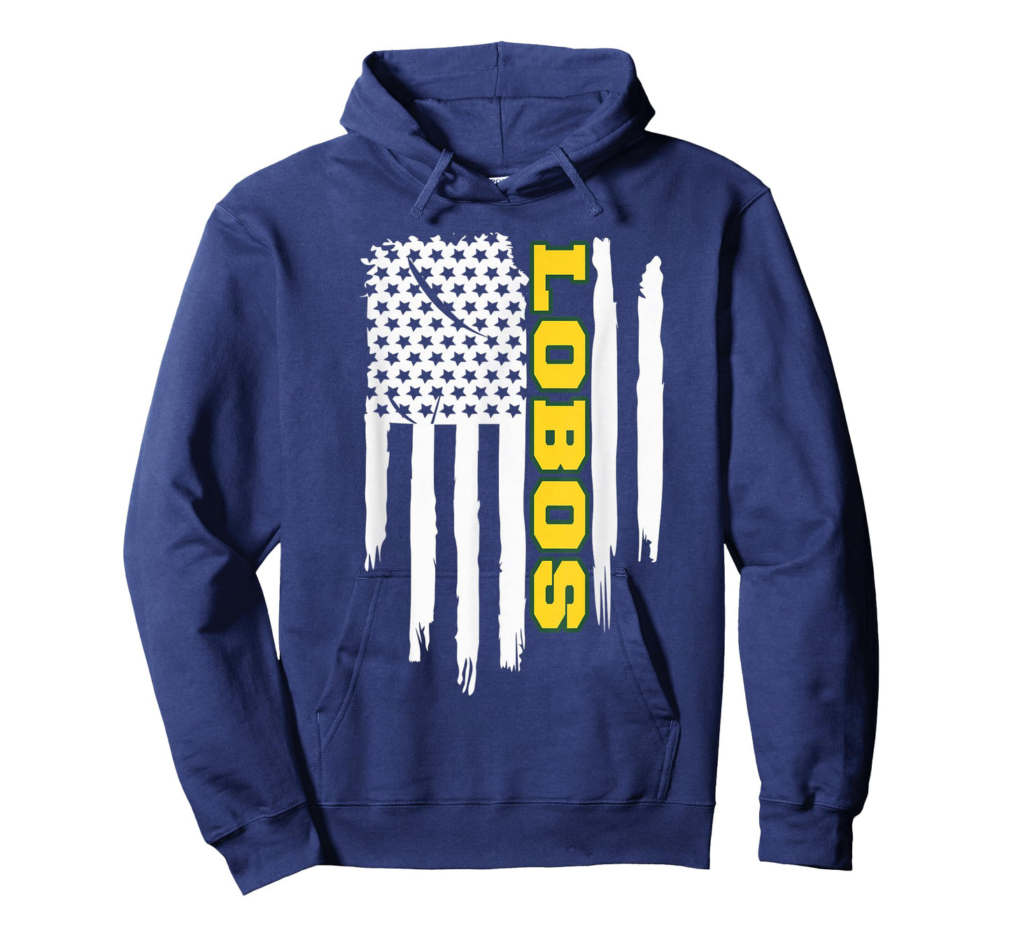 Longview Lobos American Flag T-Shirt