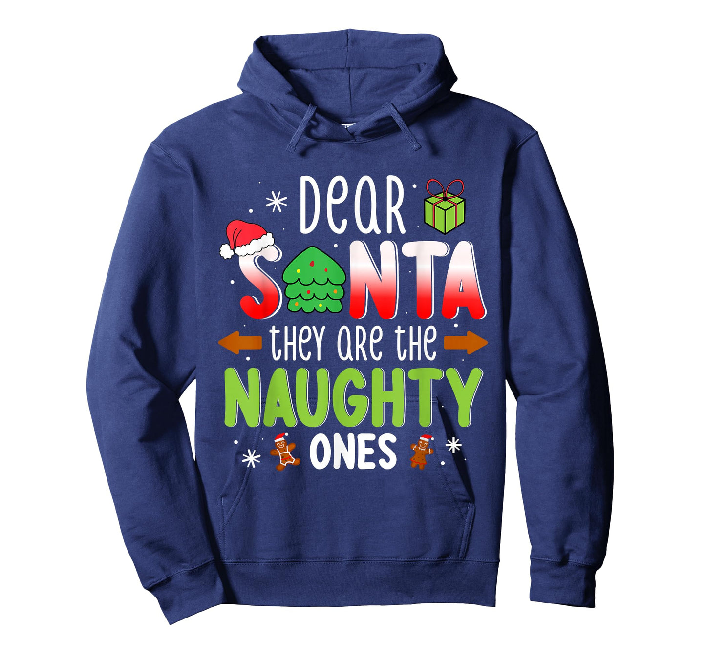 Funny Christmas Shirt Dear Santa They Are The Naughty Ones T-Shirt