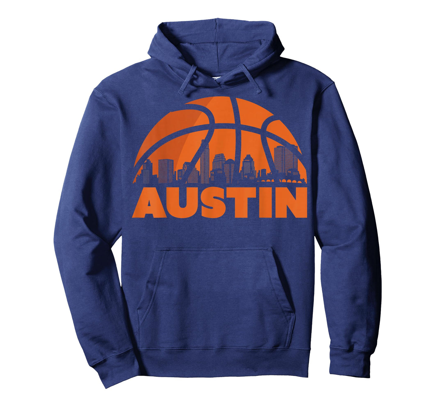 Austin City Skyline Texas Basketball Fan Jersey T-Shirt
