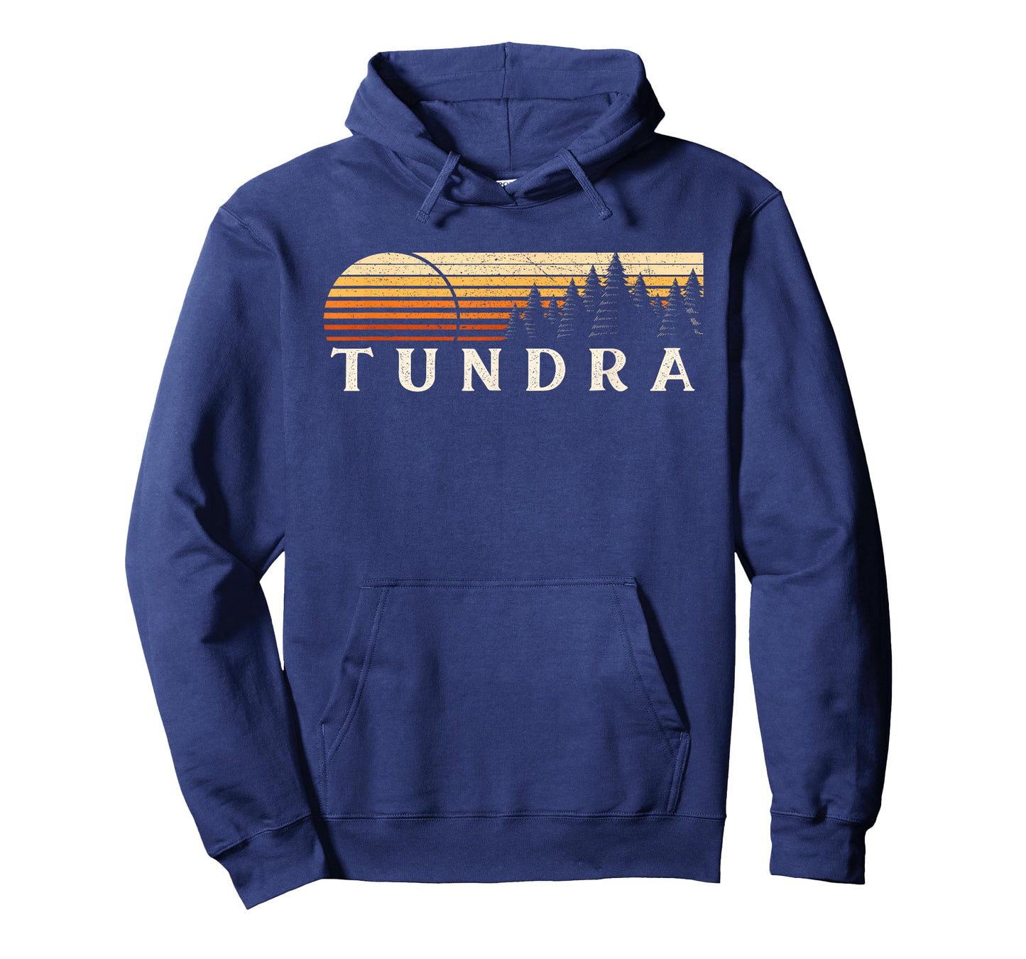 Tundra, TX Vintage Evergreen Sunset Eighties Retro T-Shirt