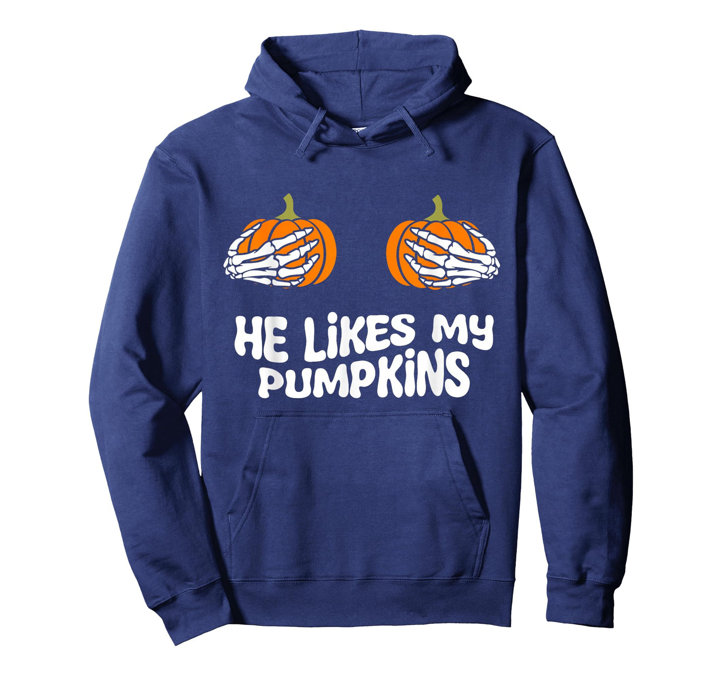 he likes my pumpkins funny couples matching Halloween women T-Shirt