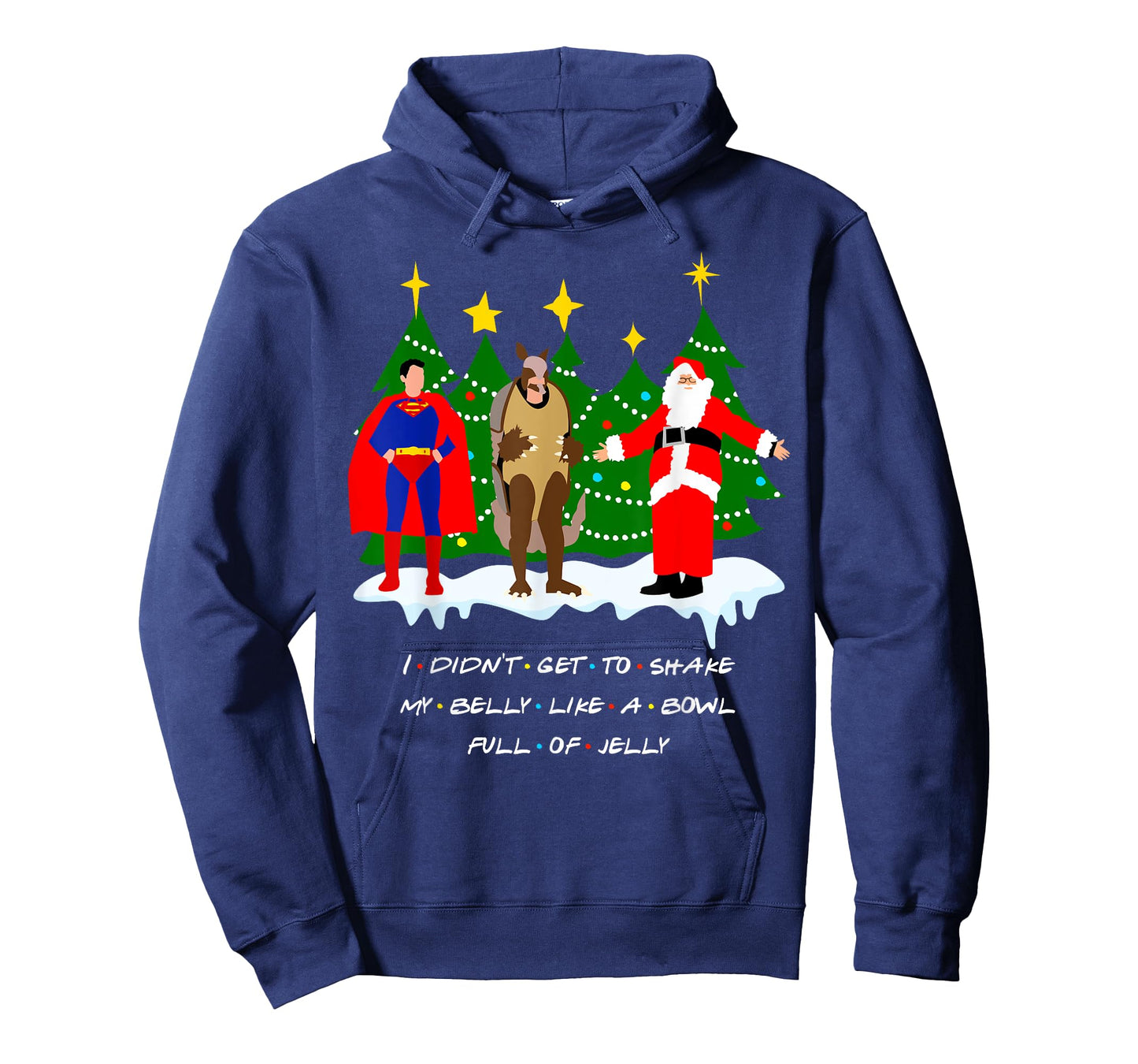 Christmas with Friends. Shake My Belly T-Shirt