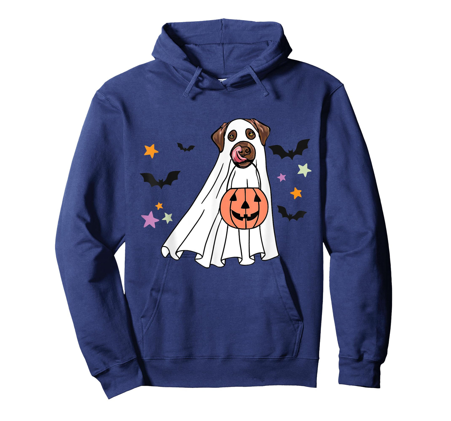 Ghost Chocolate Labrador Retriever Boo Dog Halloween Costume T-Shirt for Men Women