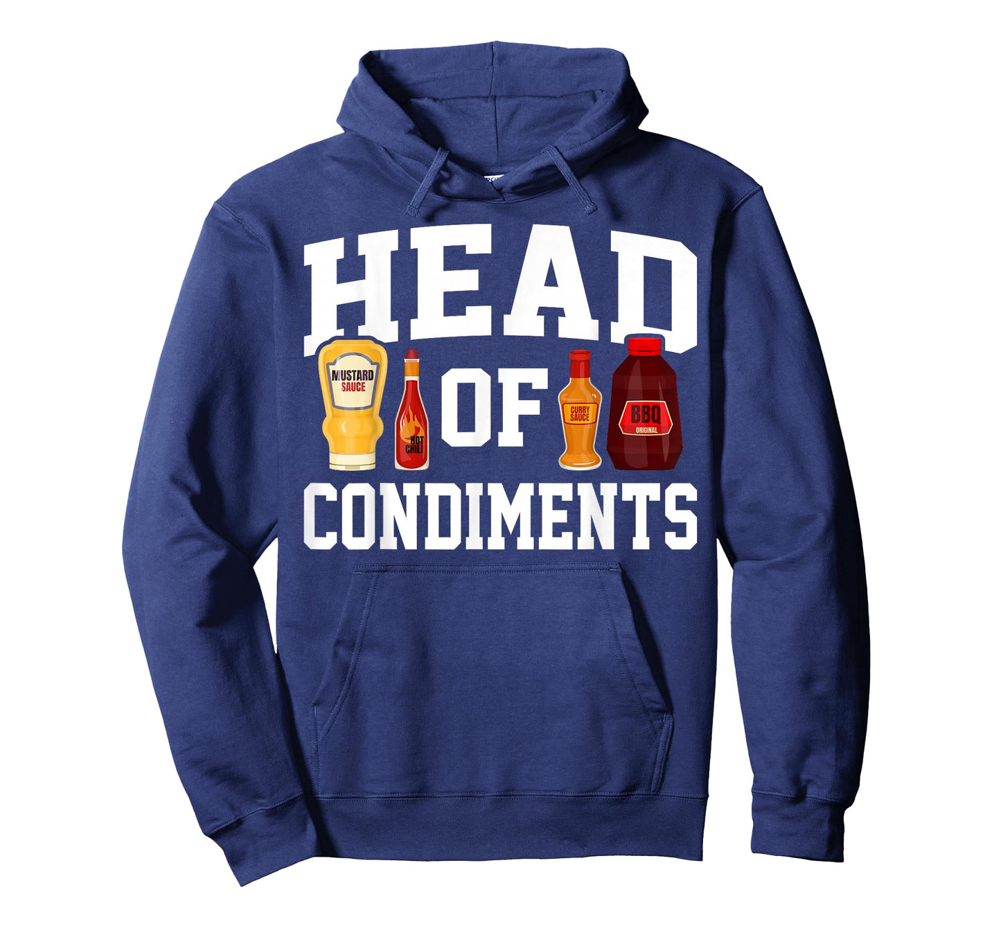 Funny BBQ Head of Condiments Barbecue Gifts Grilling Men Dad T-Shirt