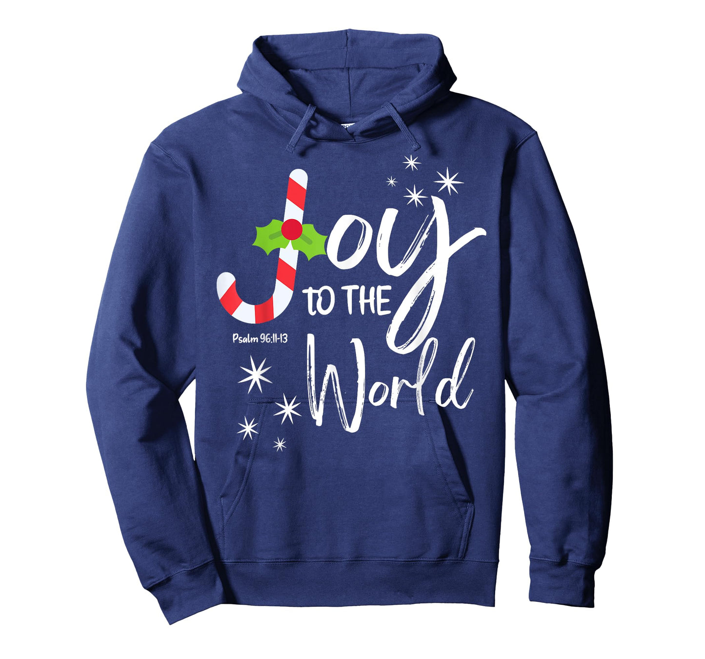 women man kids boy Joy to the World Candy Cane Christmas T-Shirt