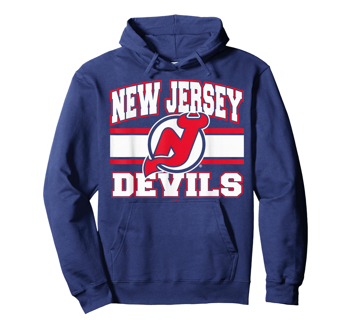 New Jersey Devils Stripe Black Officially Licensed T-Shirt