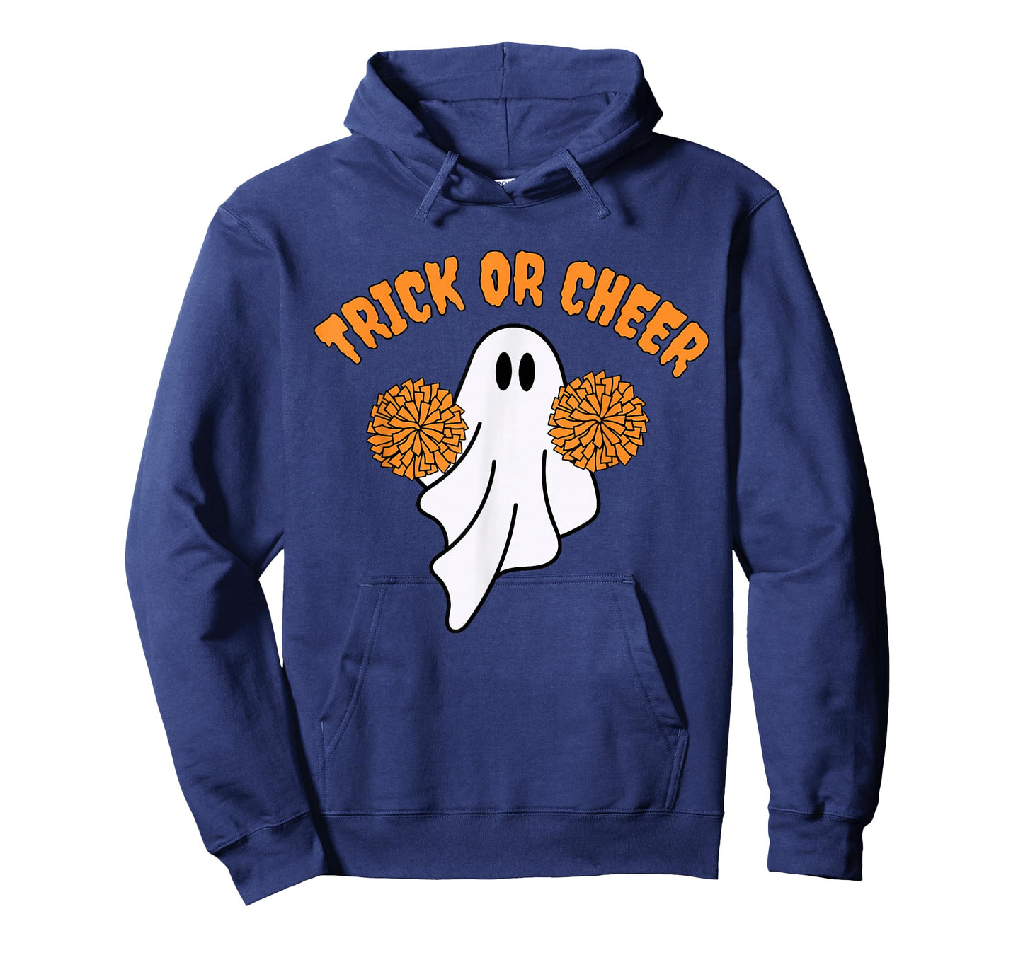 Cute Cheerleader Ghost Cheerleading Trick Or Treat Halloween T-Shirt