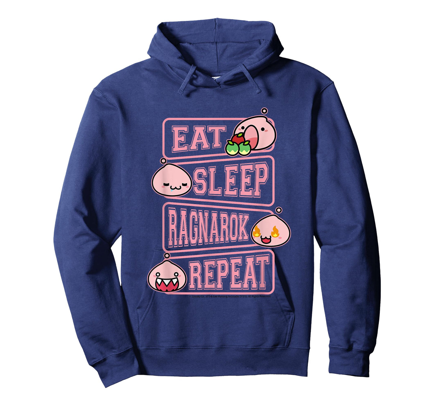 Ragnarok Poring Eat Sleep Repeat Gamer Meme Tee T-Shirt