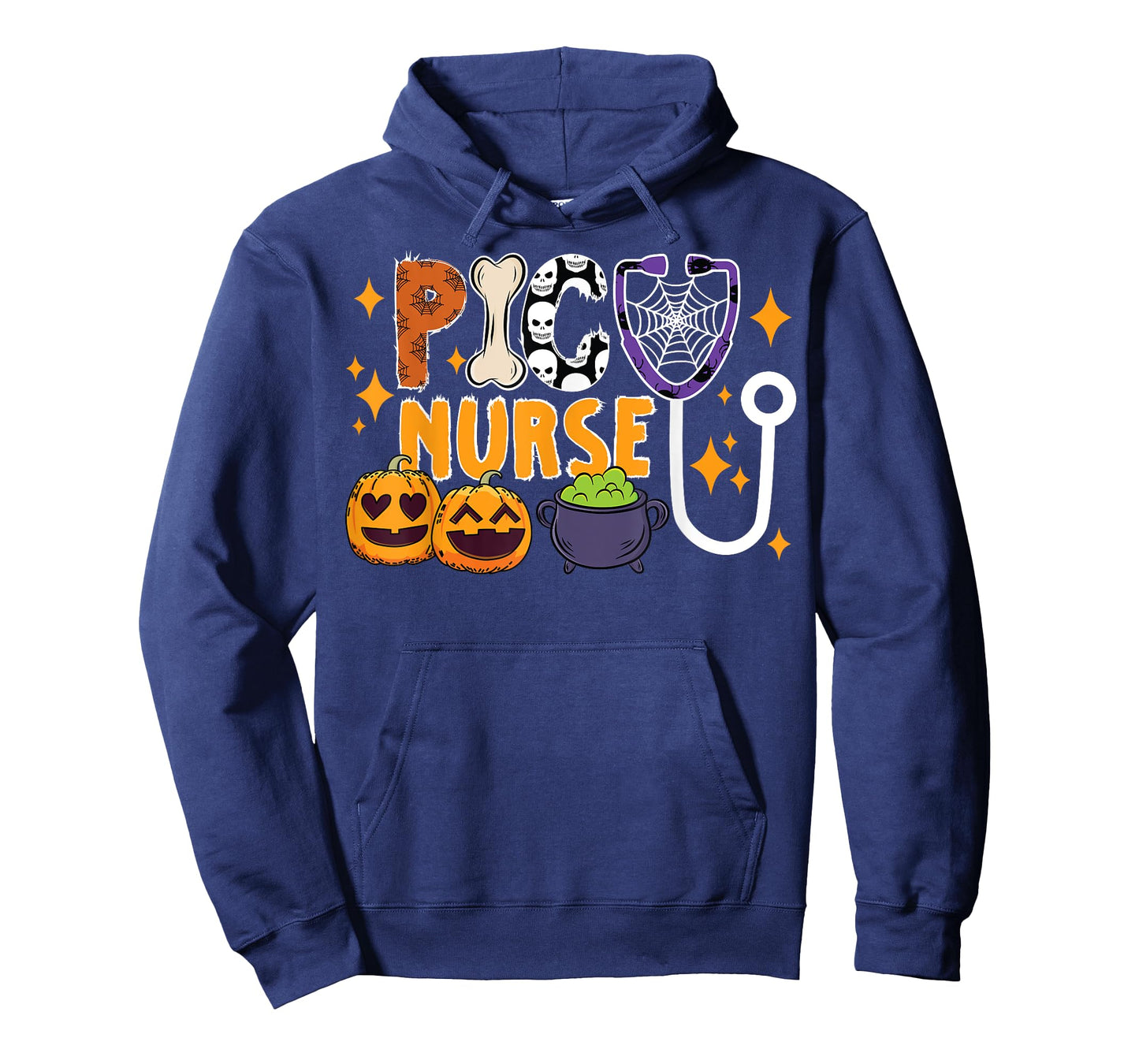 Spooky PICU Nurse Halloween Pediatric Intensive Care Unit T-Shirt