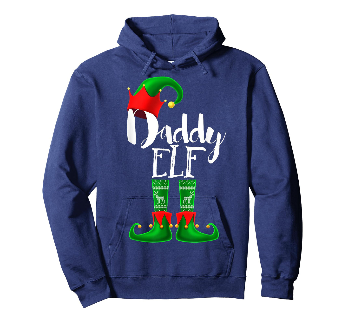 Daddy Elf Matching Family Christmas Pajama Shirt Gift Men T-Shirt