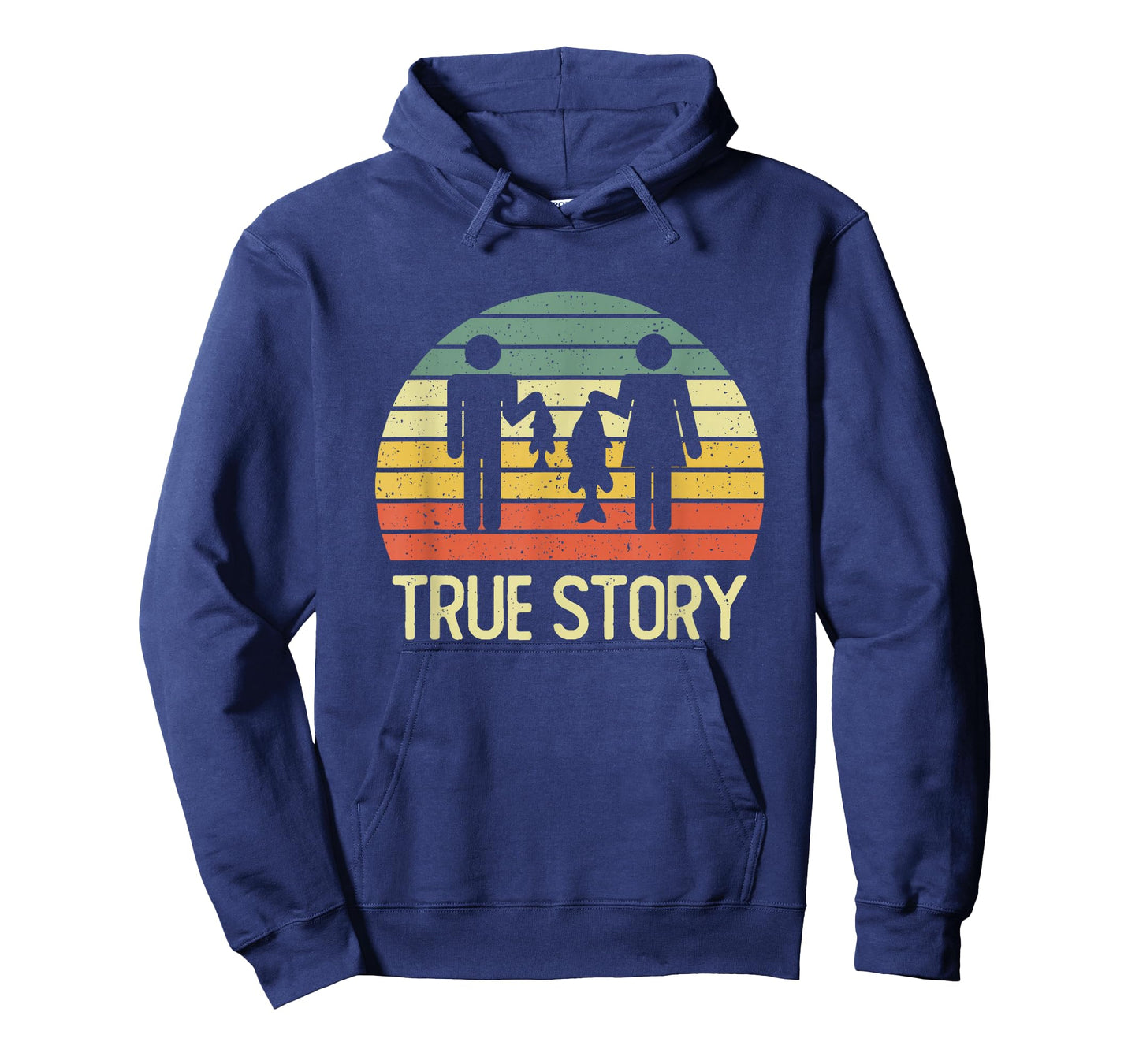 True Story Funny Fishing Couple Vintage Quote T-Shirt